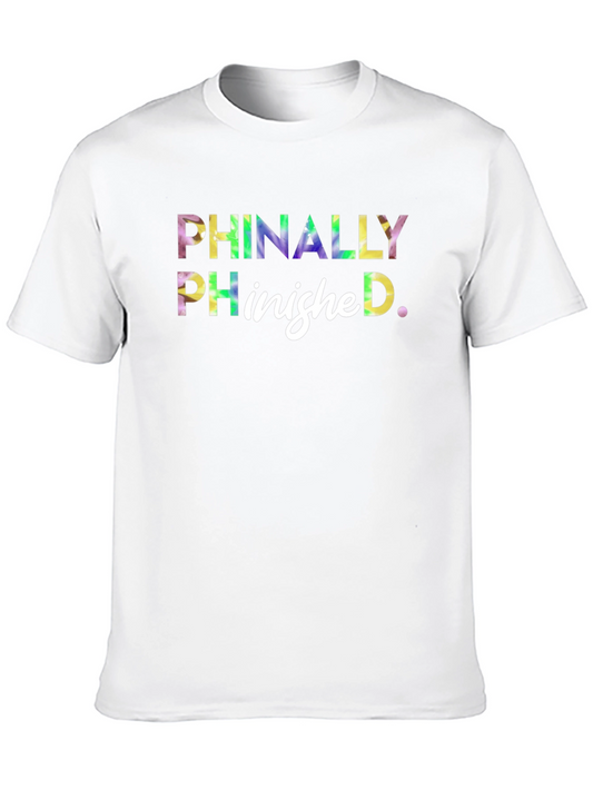 Phinally Phinished Graphic Tee - Black Unisex T-Shirt