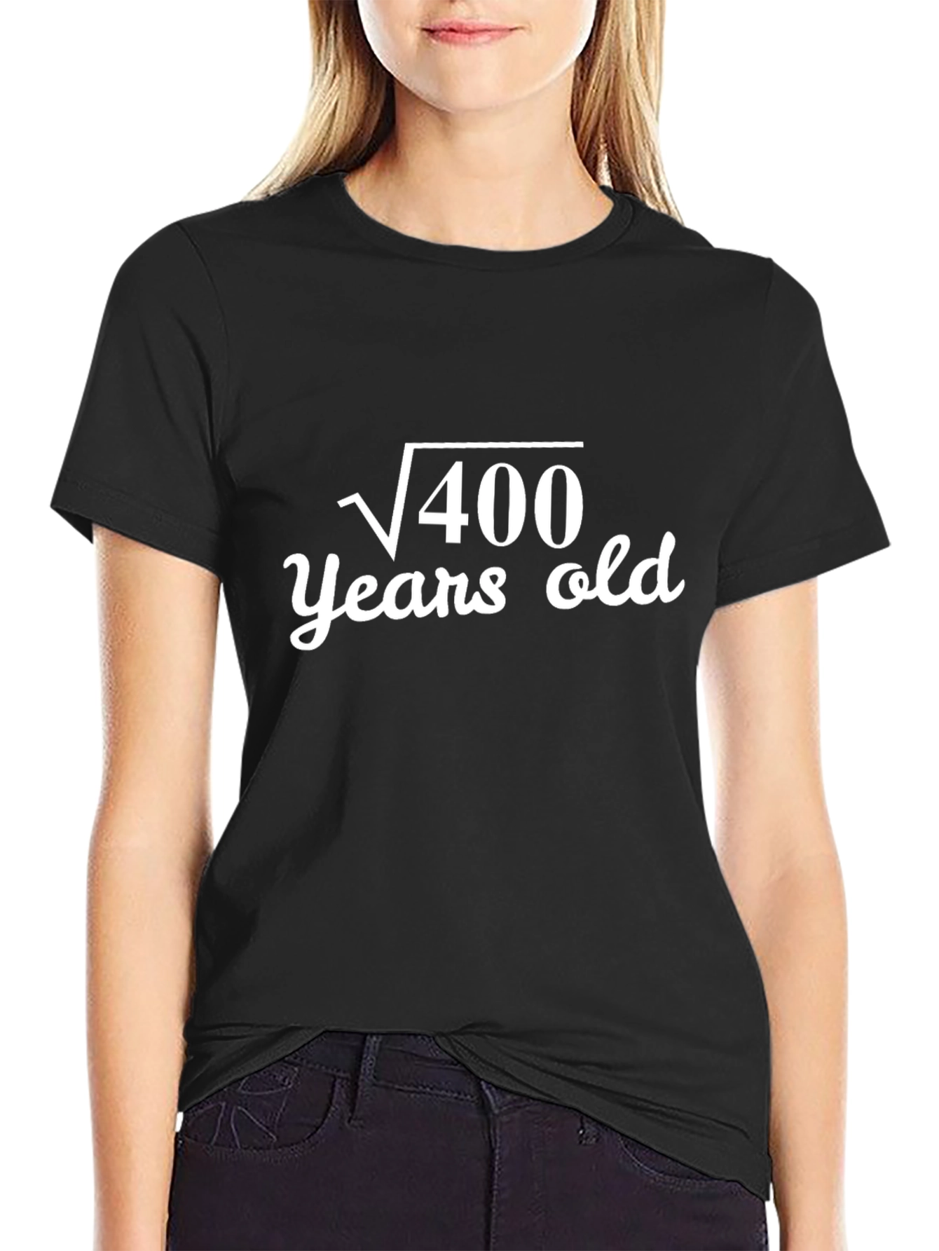 Funny Math Humor T-Shirt: Root of 400