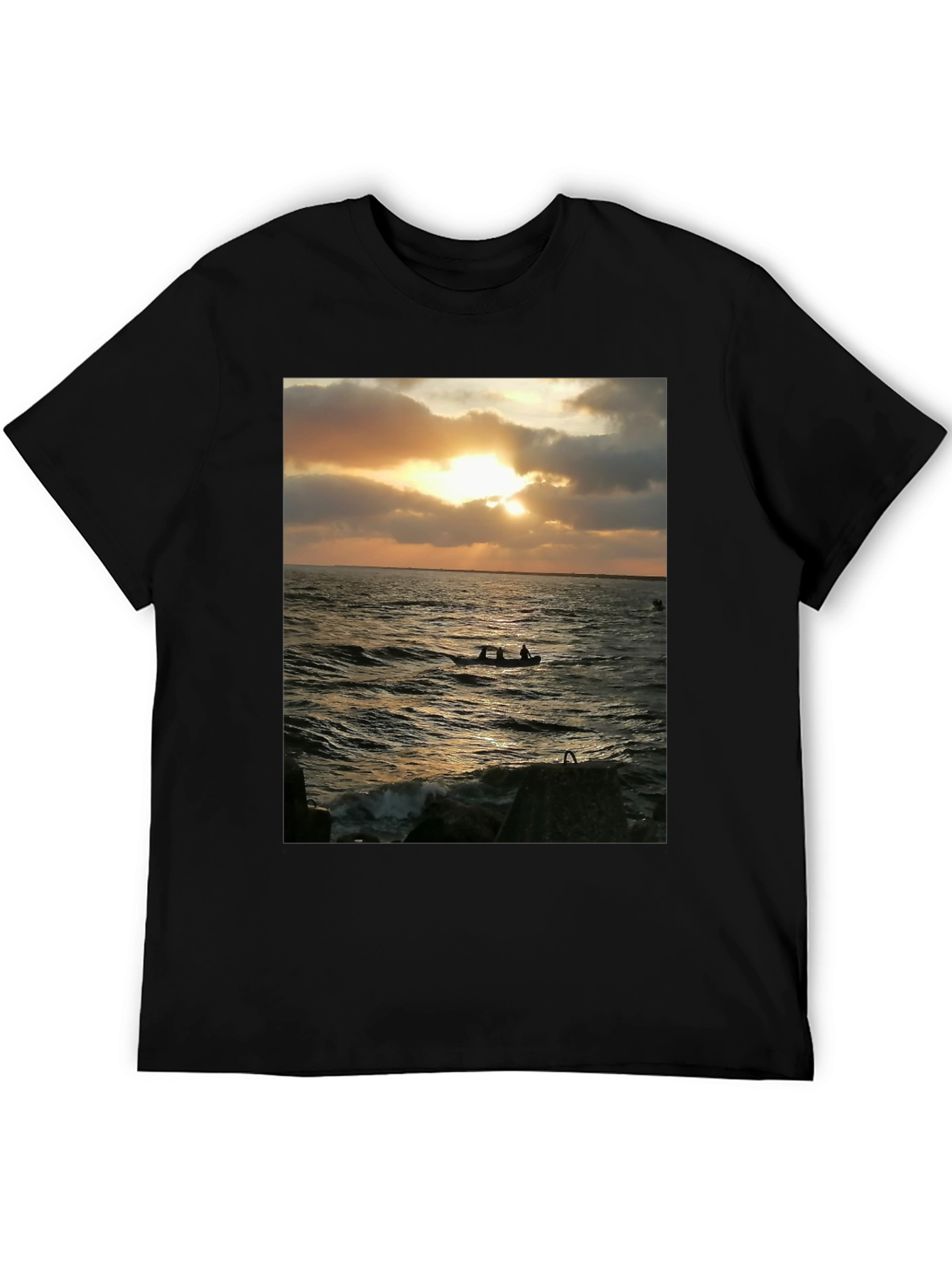 Sunset Boat Trip Graphic Tee