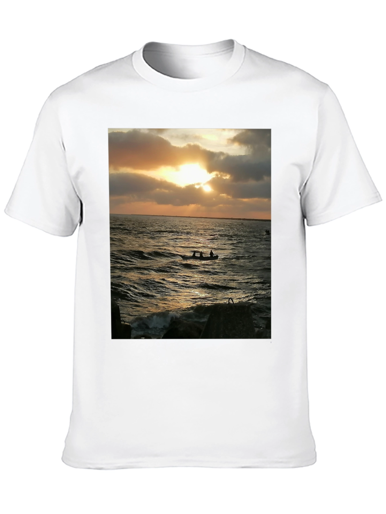 Sunset Boat Trip Graphic Tee