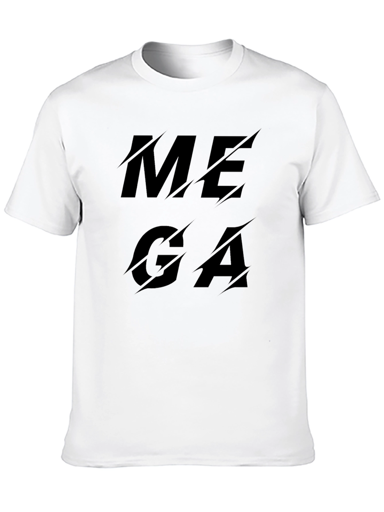 MEGA Graphic T-Shirt - Stylish Black Cotton Tee