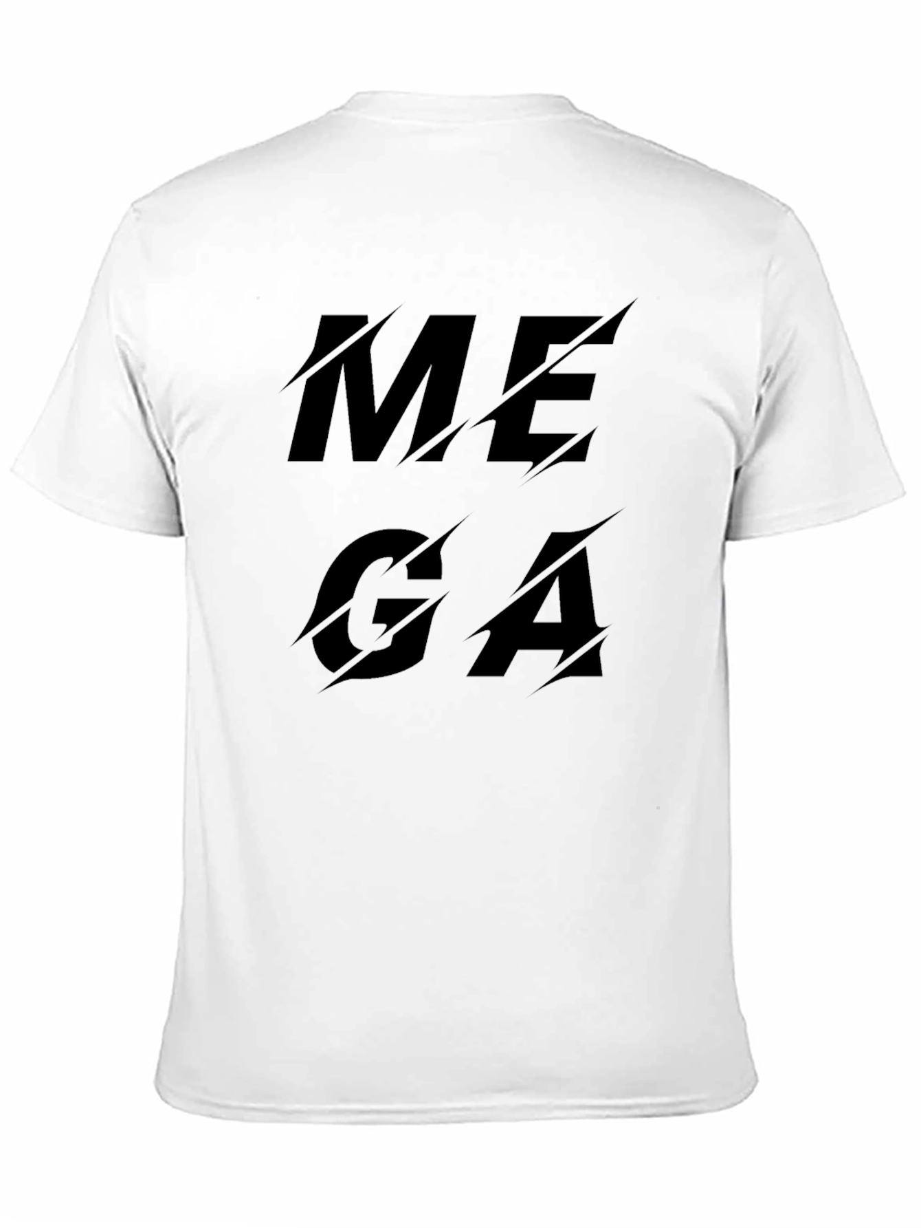 MEGA Graphic T-Shirt - Stylish Black Cotton Tee