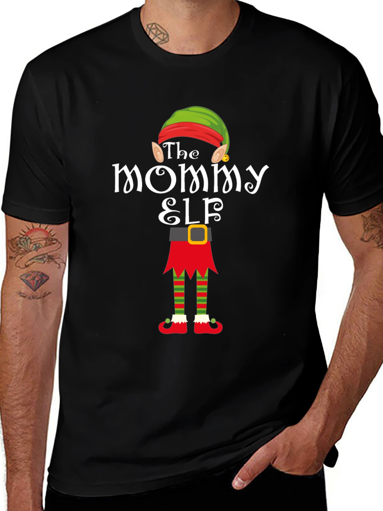 Mommy Elf Christmas T-Shirt