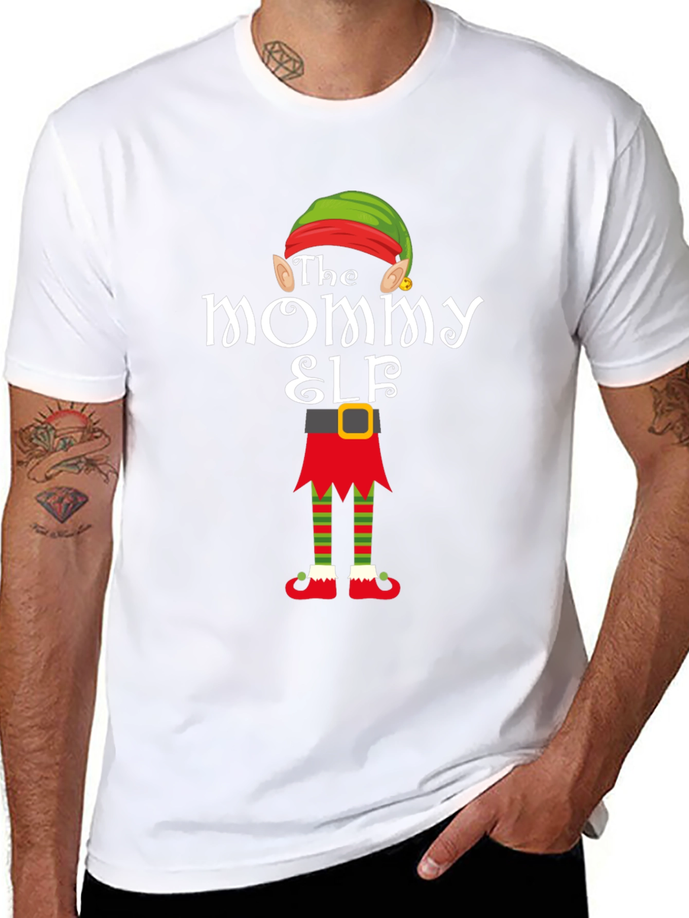 Mommy Elf Christmas T-Shirt