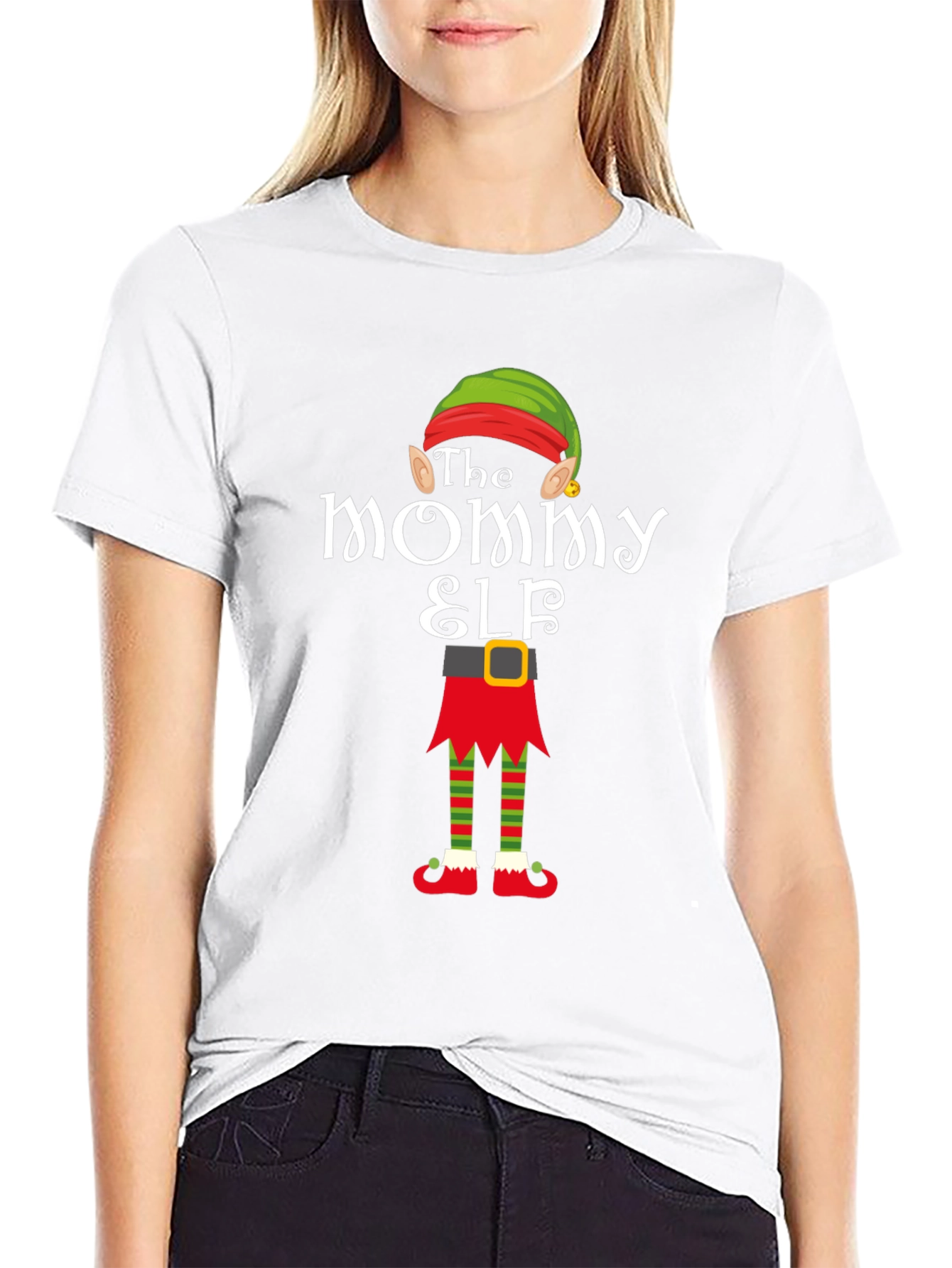 Mommy Elf Christmas T-Shirt