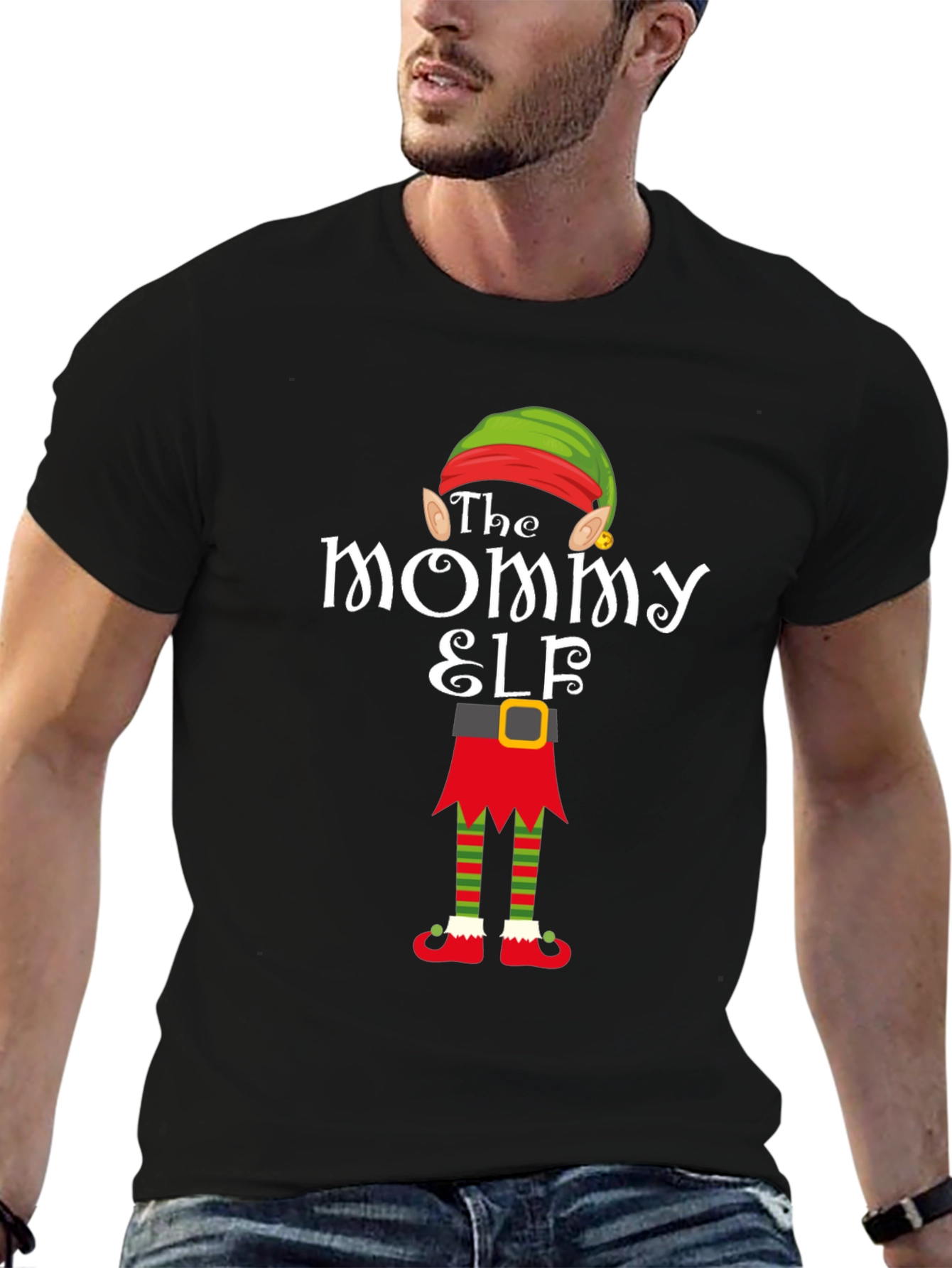 Mommy Elf Christmas T-Shirt