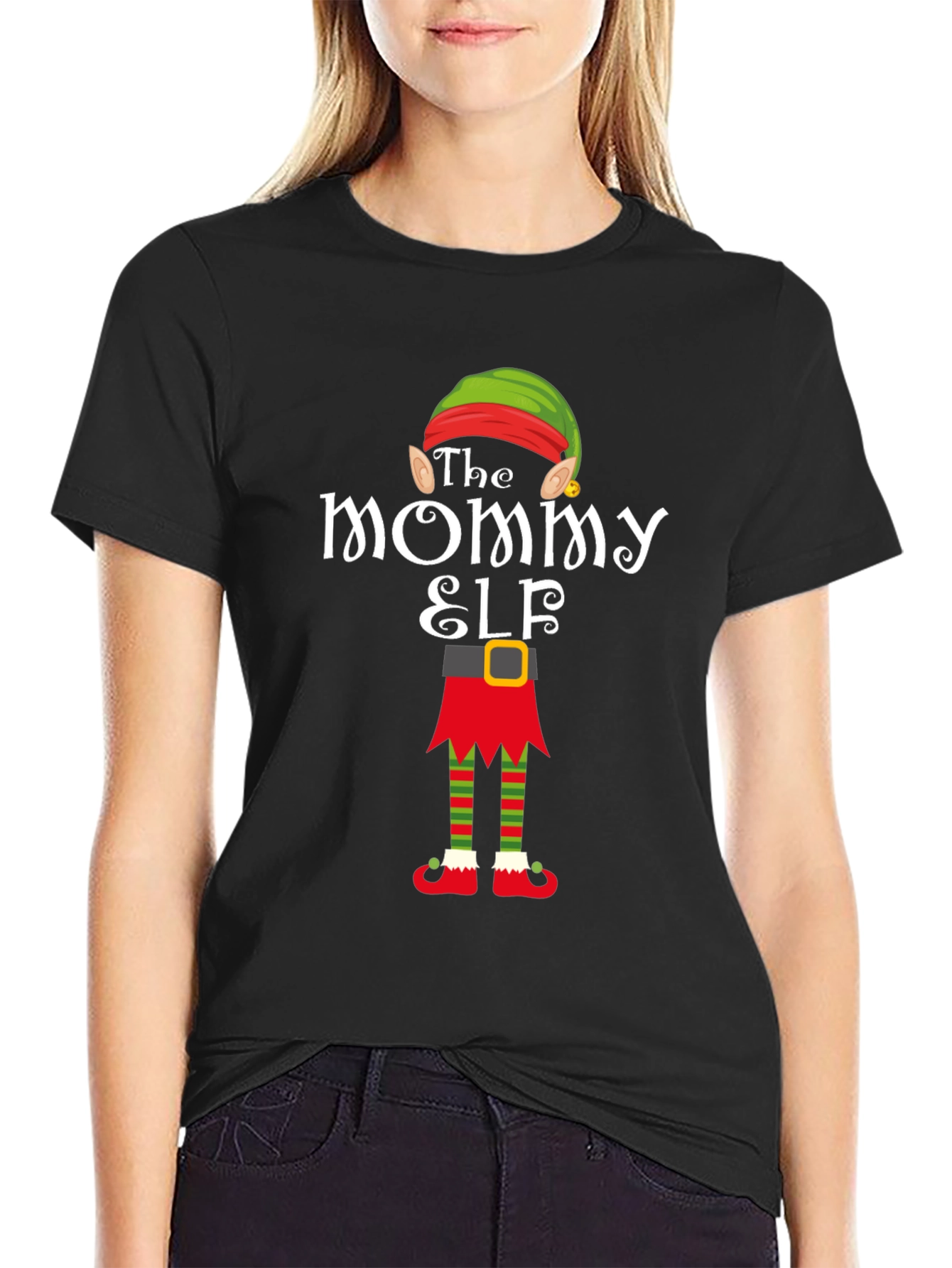 Mommy Elf Christmas T-Shirt