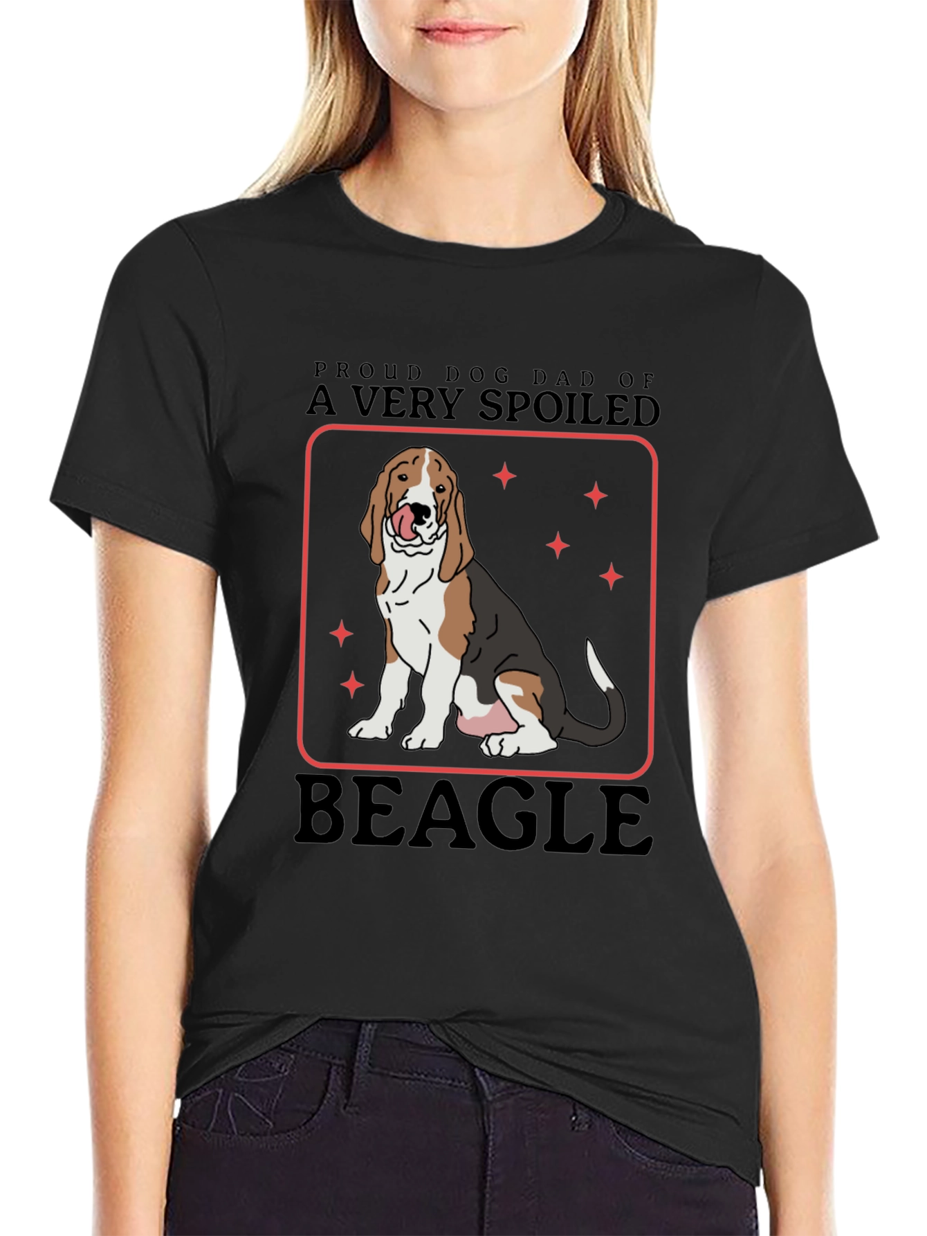 Proud Dog Dad of A Very Spoiled Beagle T-Shirt