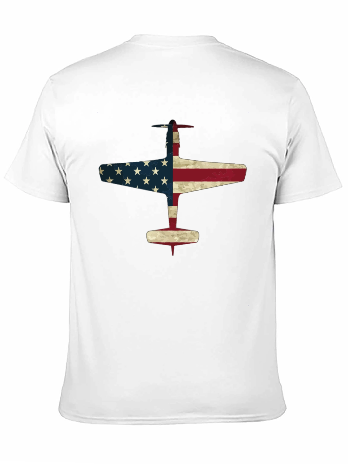 American Flag Airplane Graphic Tee