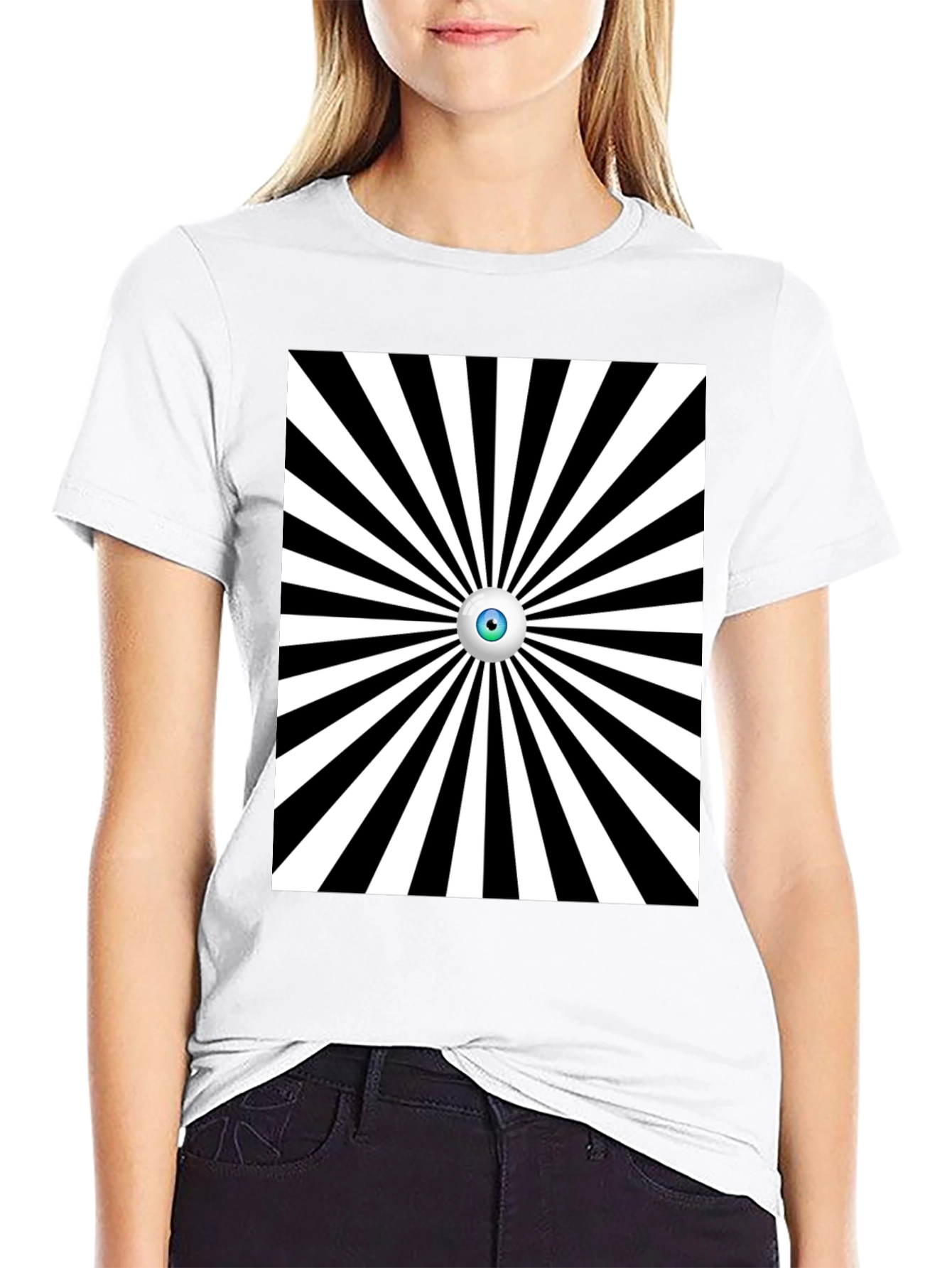 Hypnotic Eye Graphic T-Shirt