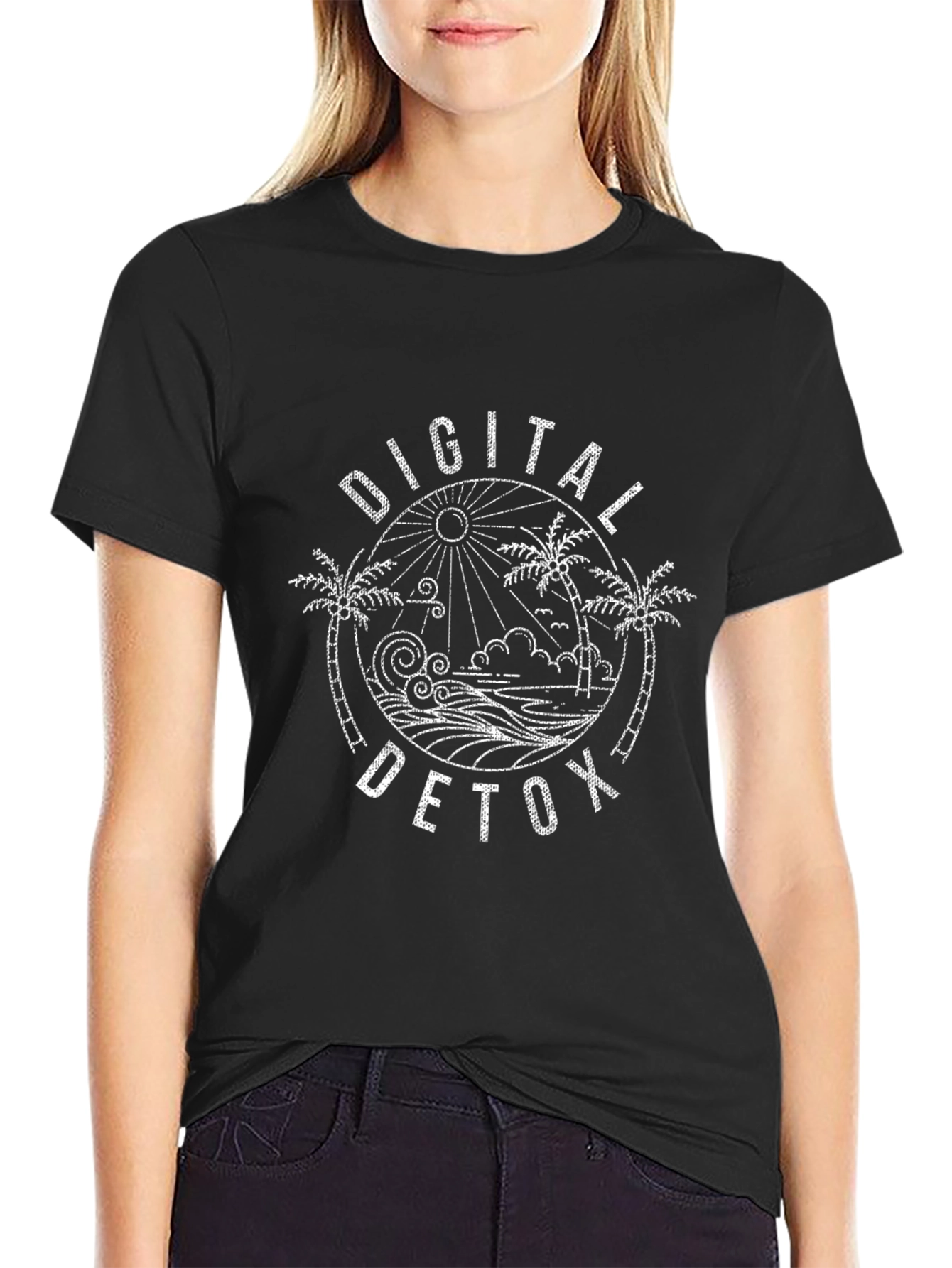 Digital Detox T-Shirt - Beach Vacation Tee