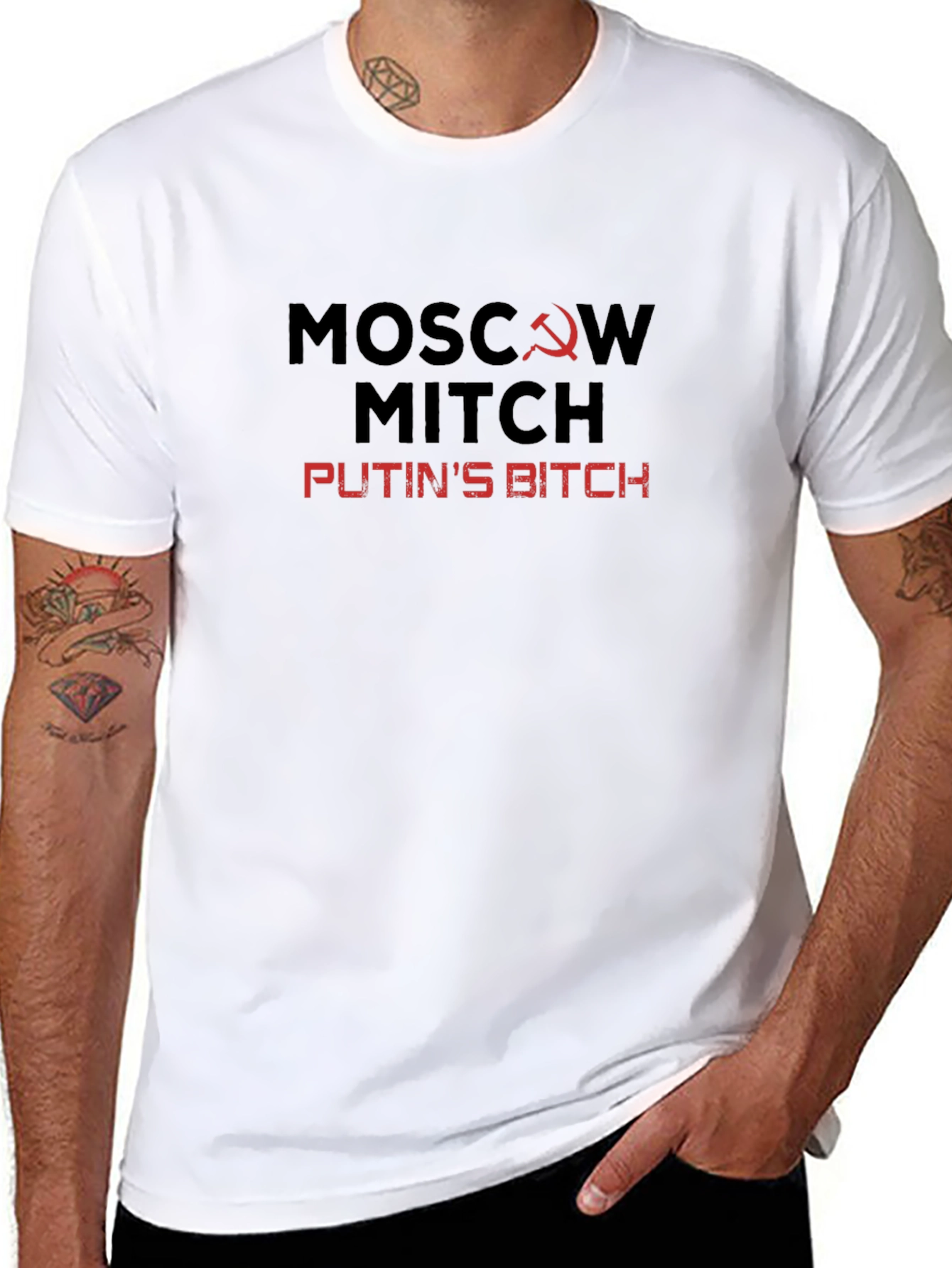Moscow Mitch T-Shirt - Provocative Political Statement Tee