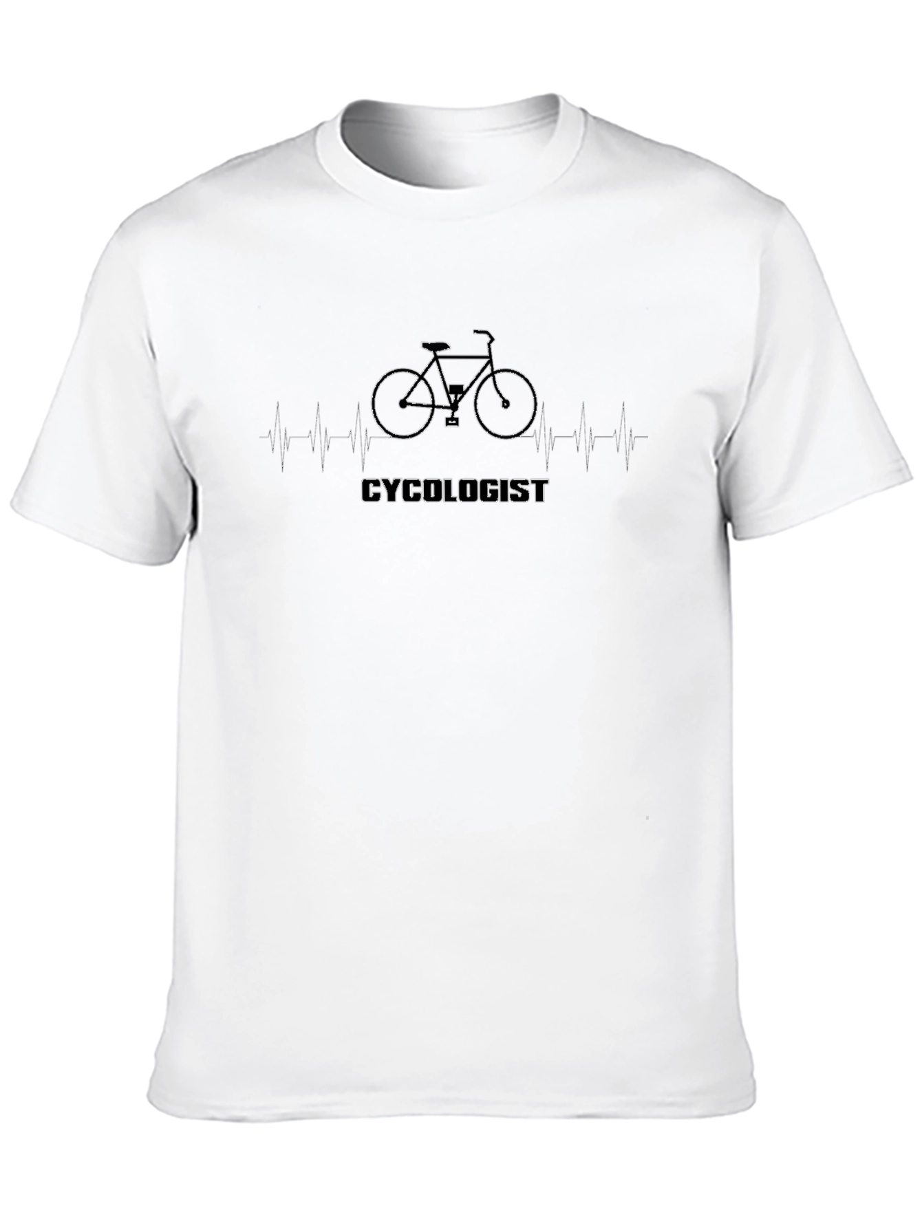 Cyclologist Heartbeat T-Shirt - Cycling Enthusiast