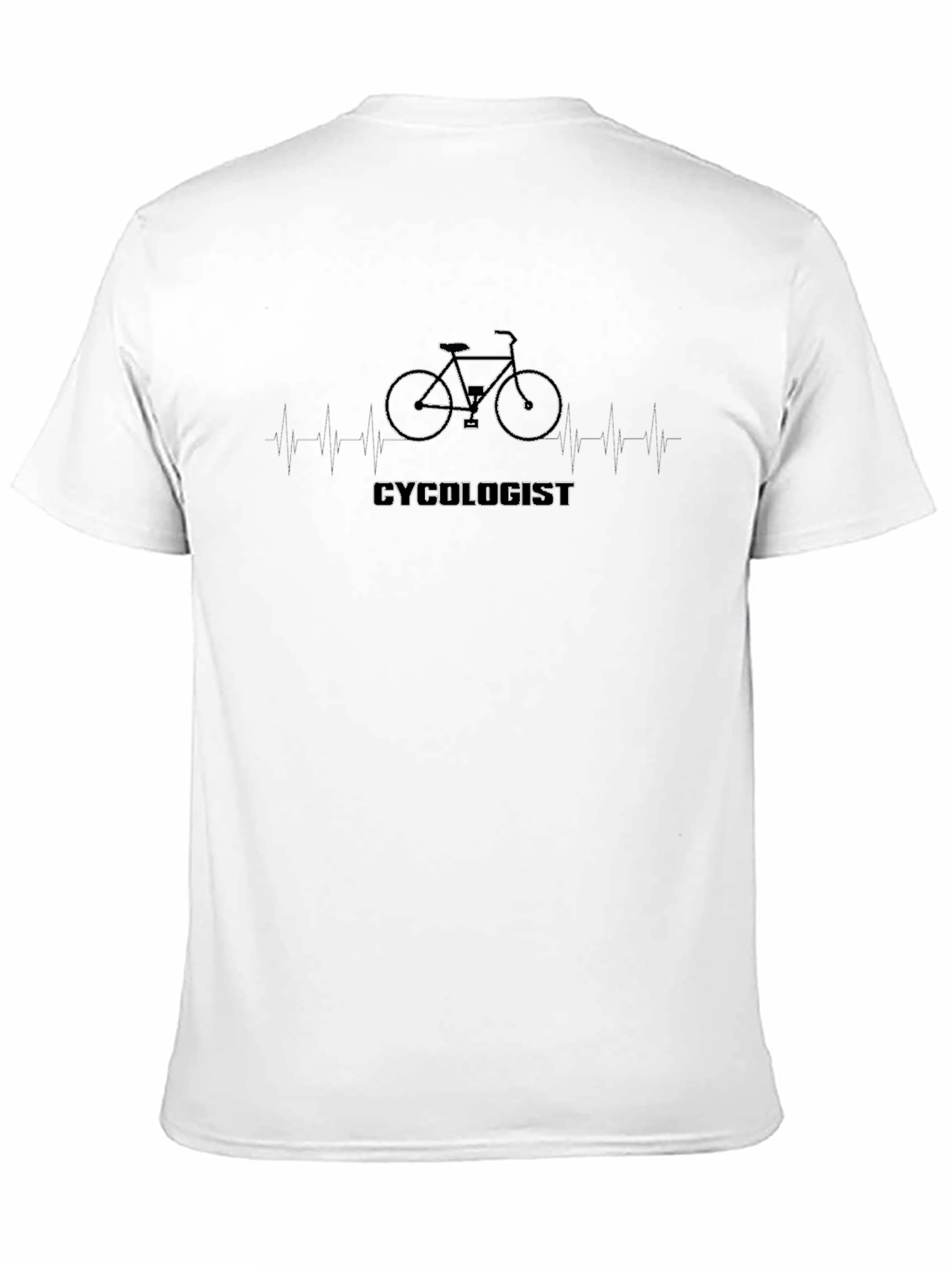 Cyclologist Heartbeat T-Shirt - Cycling Enthusiast
