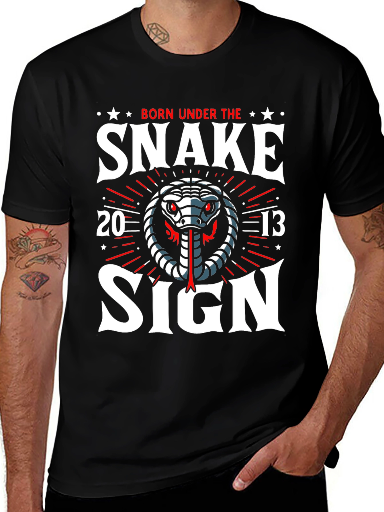 Born Under the Snake Sign T-Shirt