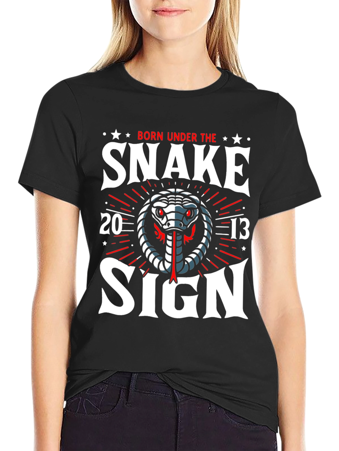 Born Under the Snake Sign T-Shirt