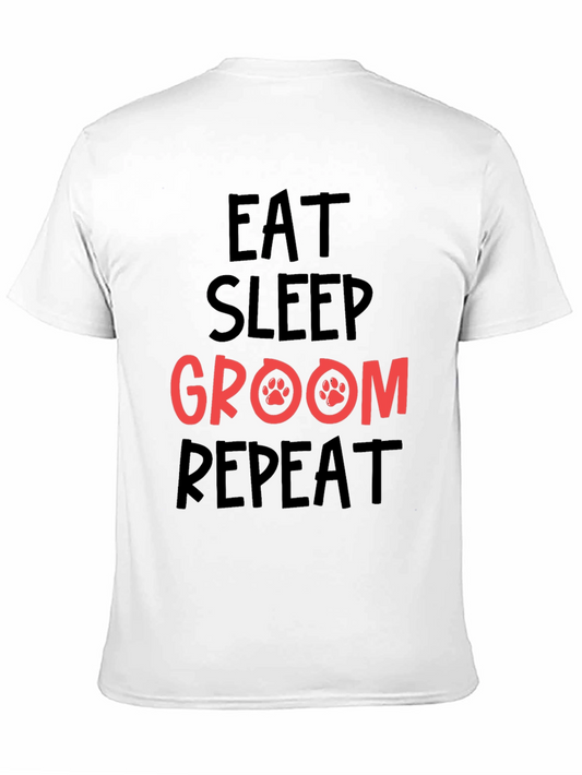Eat Sleep Groom Repeat T-Shirt