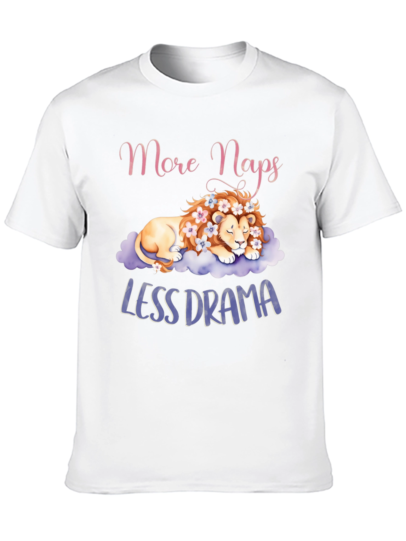 More Naps Less Drama Graphic T-Shirt
