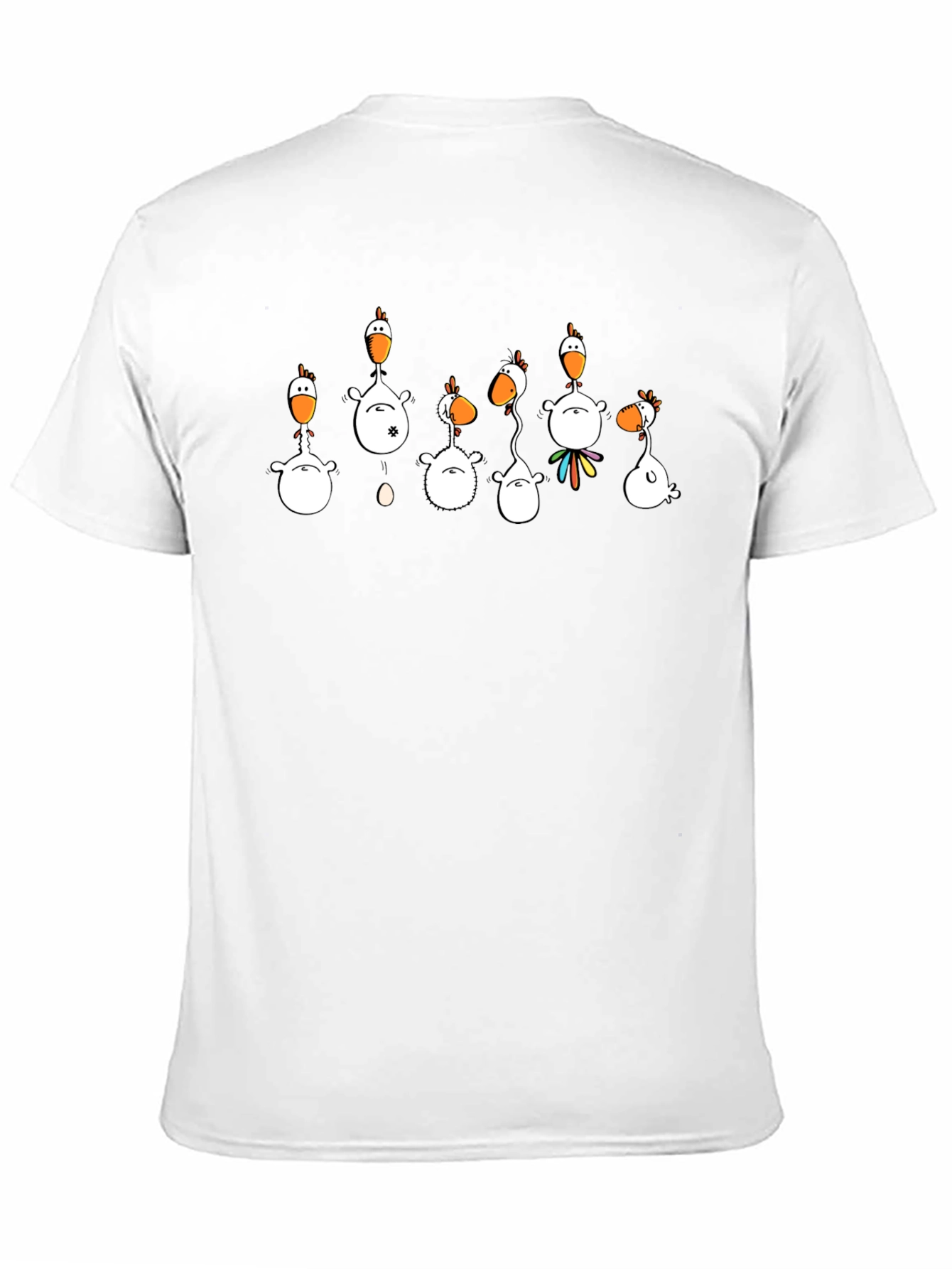 Funny Chicken T-Shirt - Black