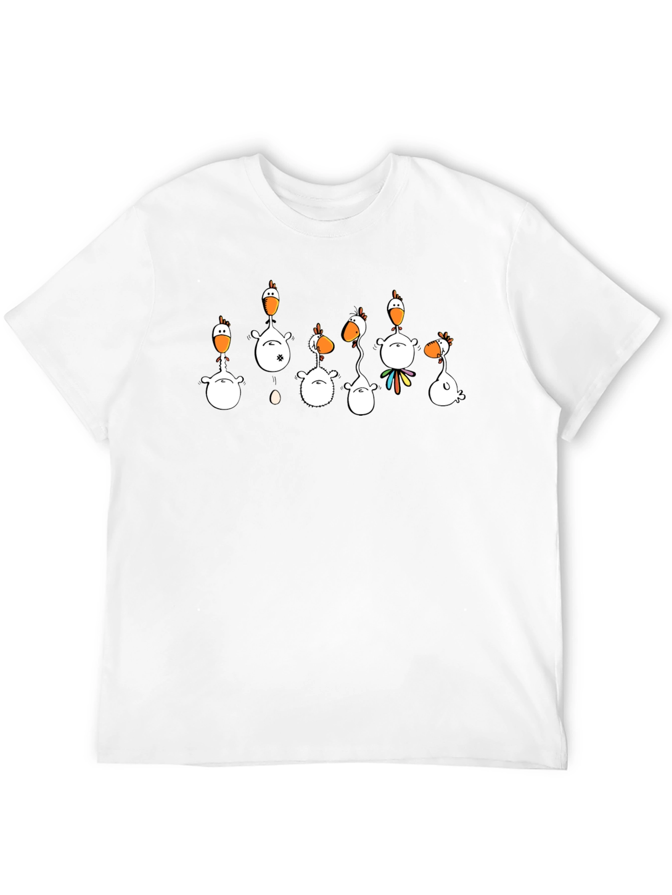 Funny Chicken T-Shirt - Black
