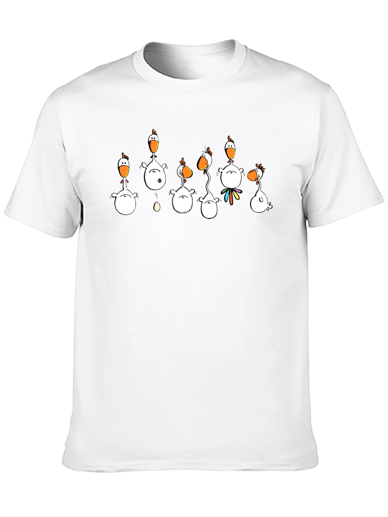 Funny Chicken T-Shirt - Black