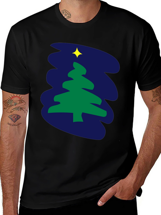 Festive Holiday Tree Graphic Tee