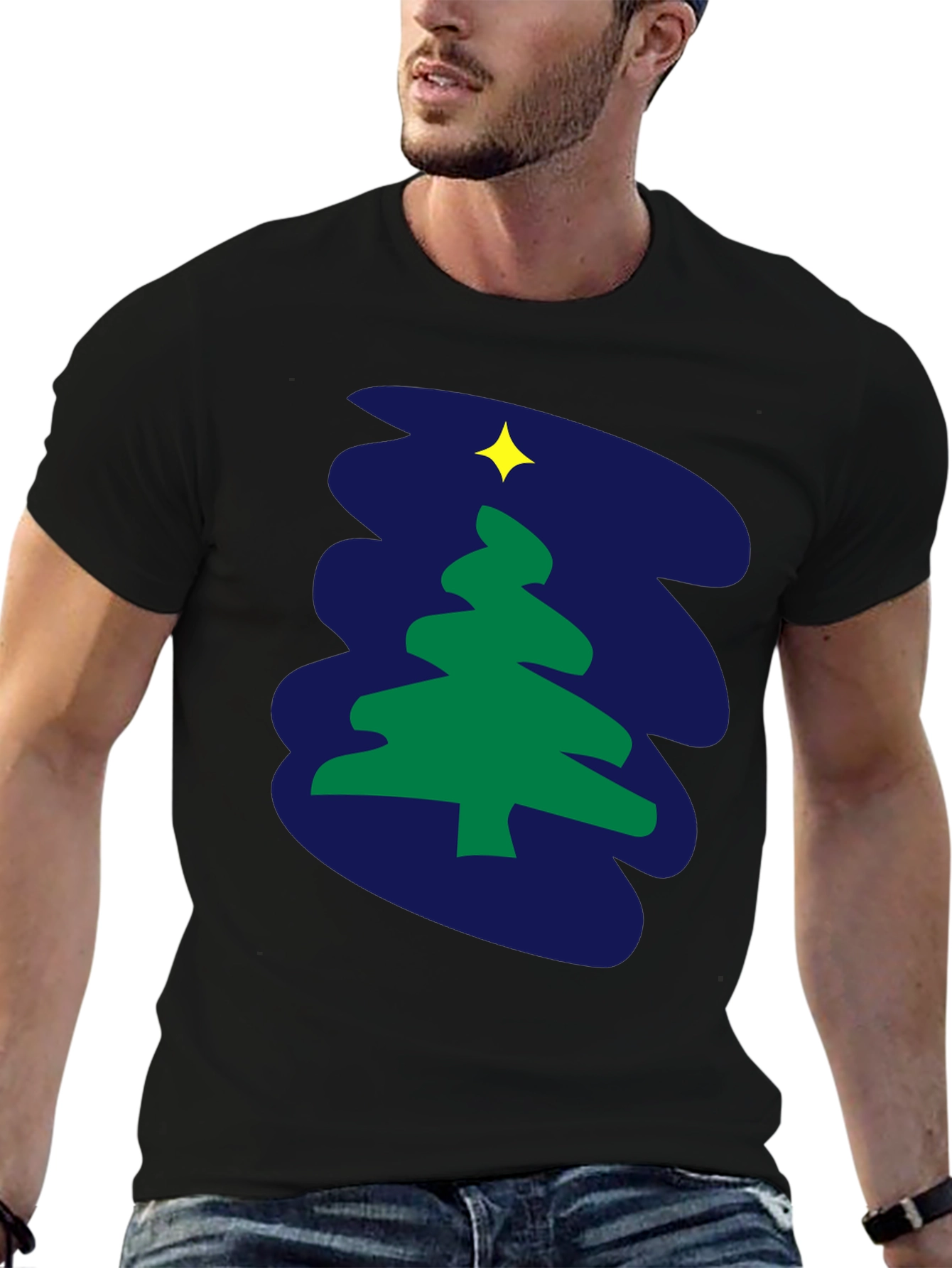 Festive Holiday Tree Graphic Tee