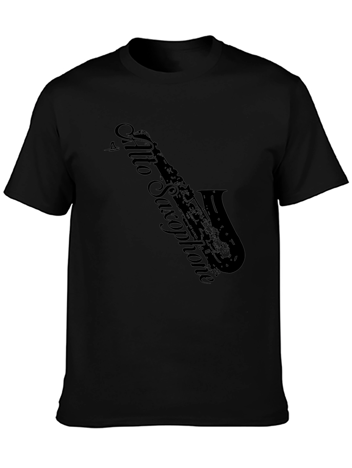 Alto Saxophone Black T-Shirt