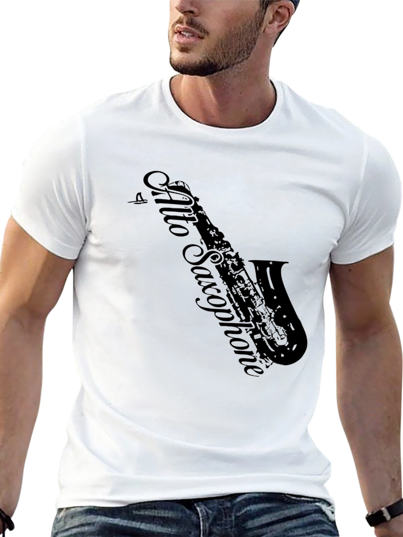 Alto Saxophone Black T-Shirt