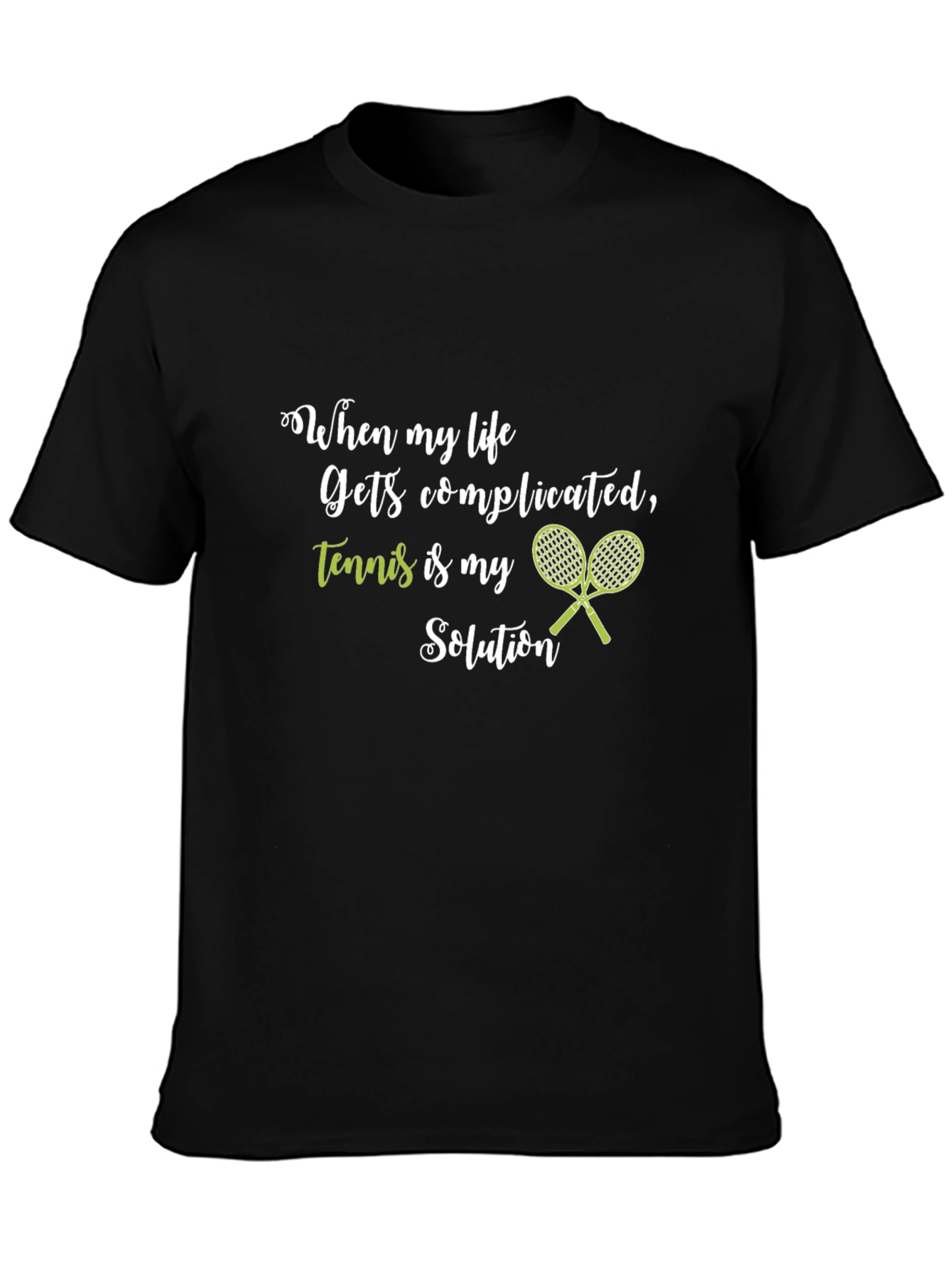 Tennis is My Solution T-Shirt