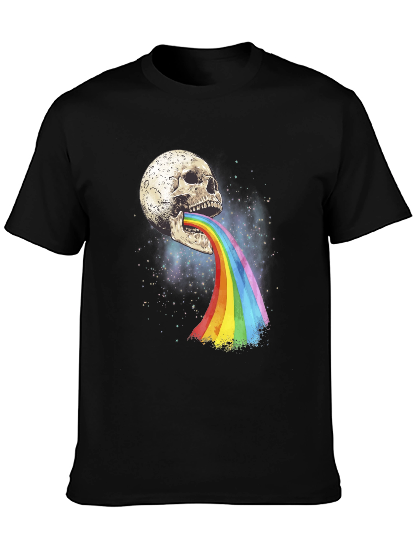 Skull Rainbow Galaxy T-Shirt