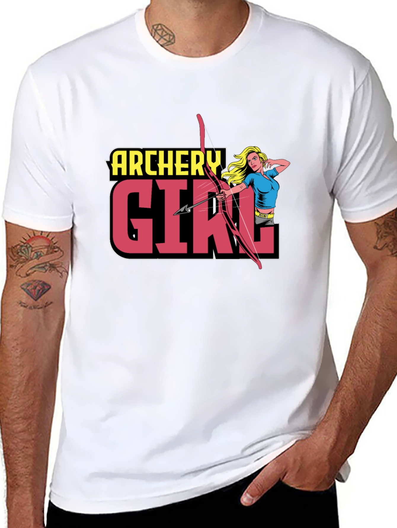 Archery Girl T-Shirt - Unique Design
