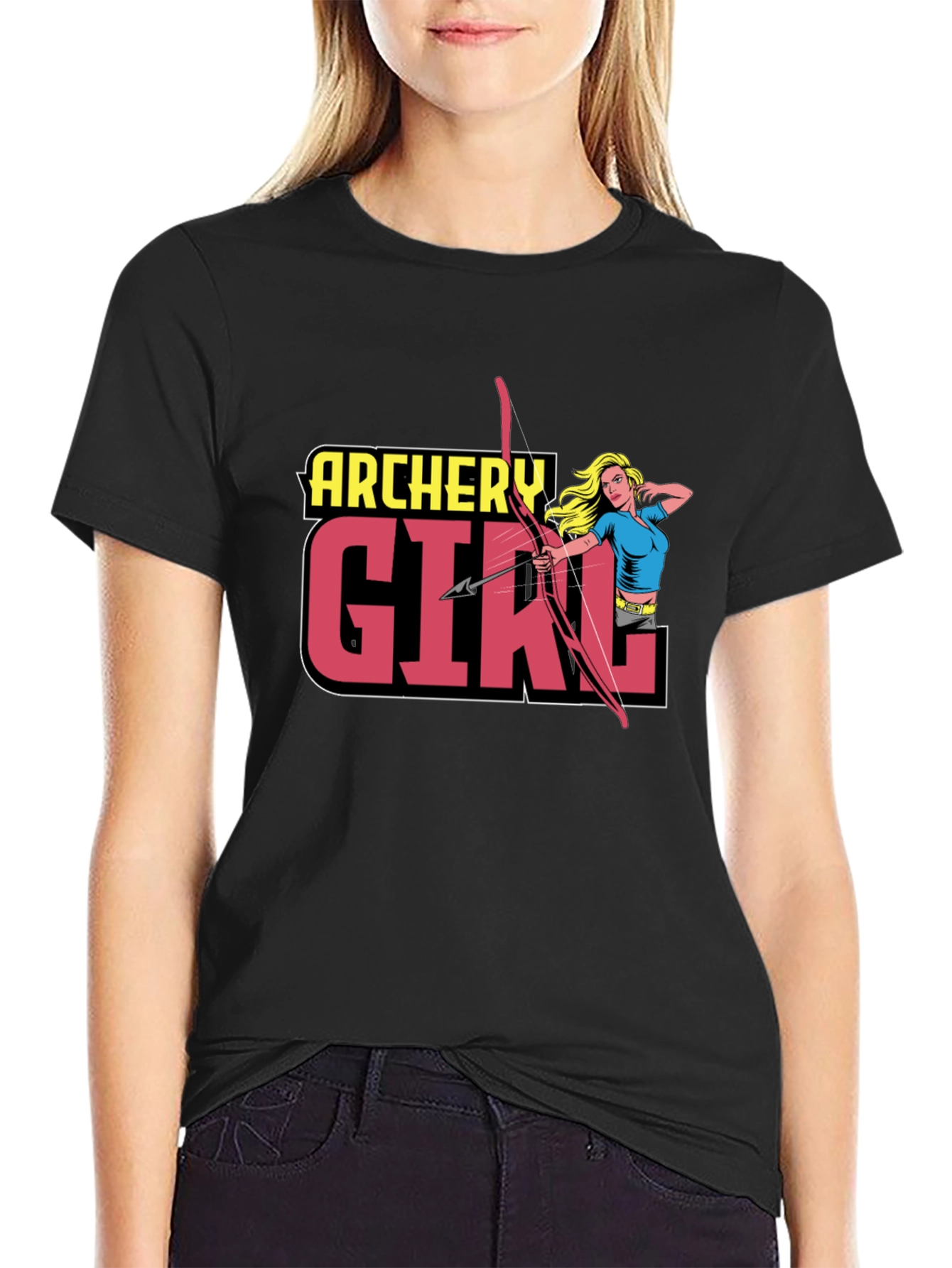 Archery Girl T-Shirt - Unique Design