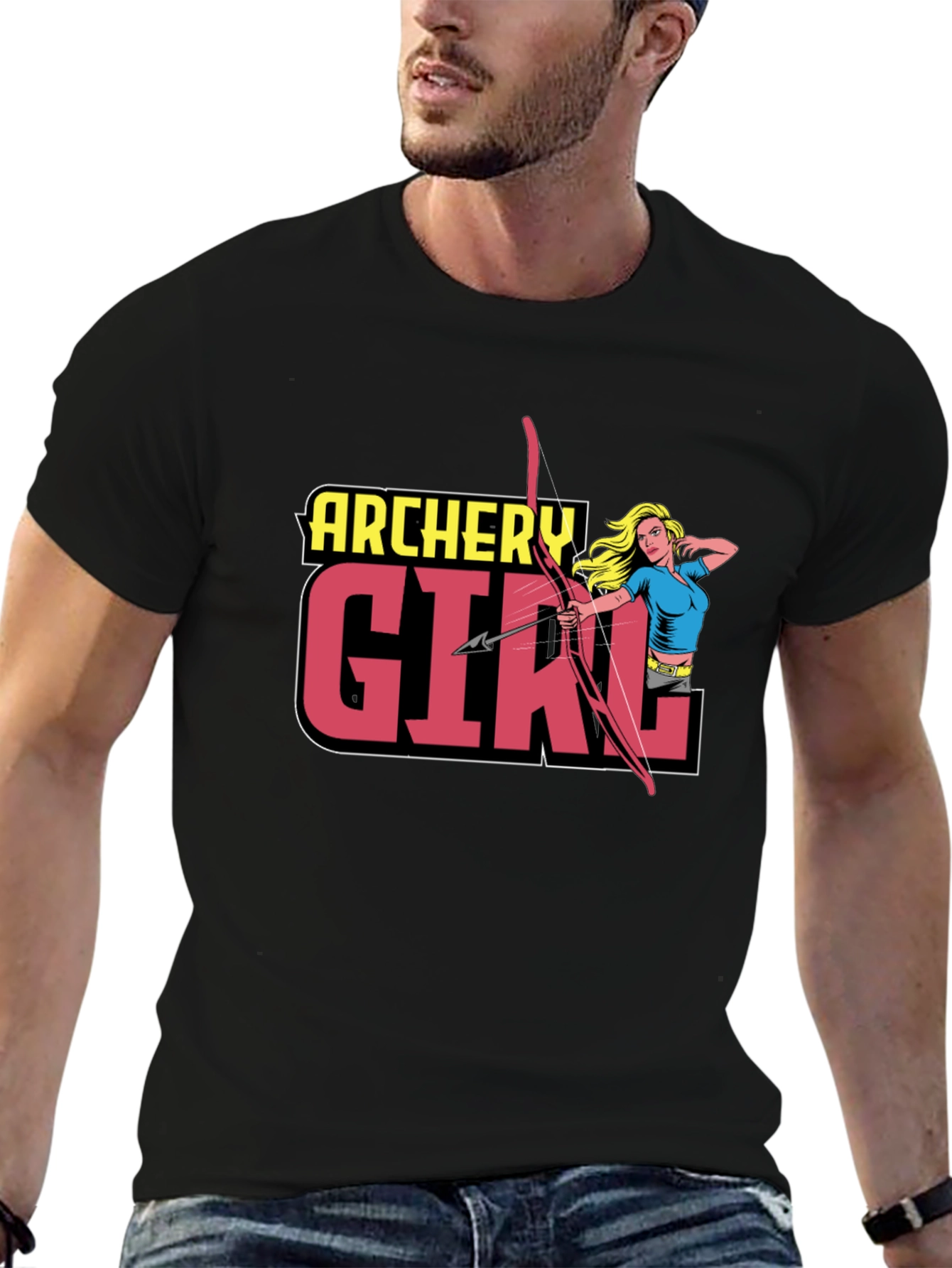 Archery Girl T-Shirt - Unique Design