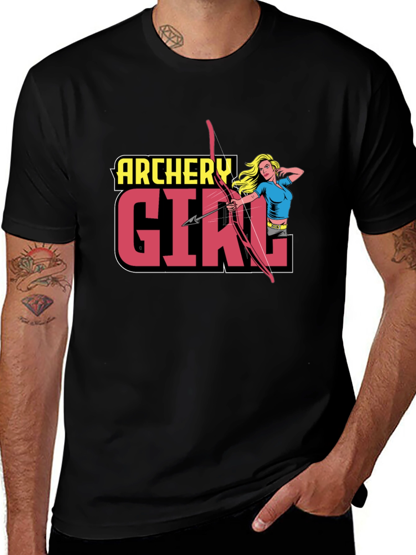 Archery Girl T-Shirt - Unique Design