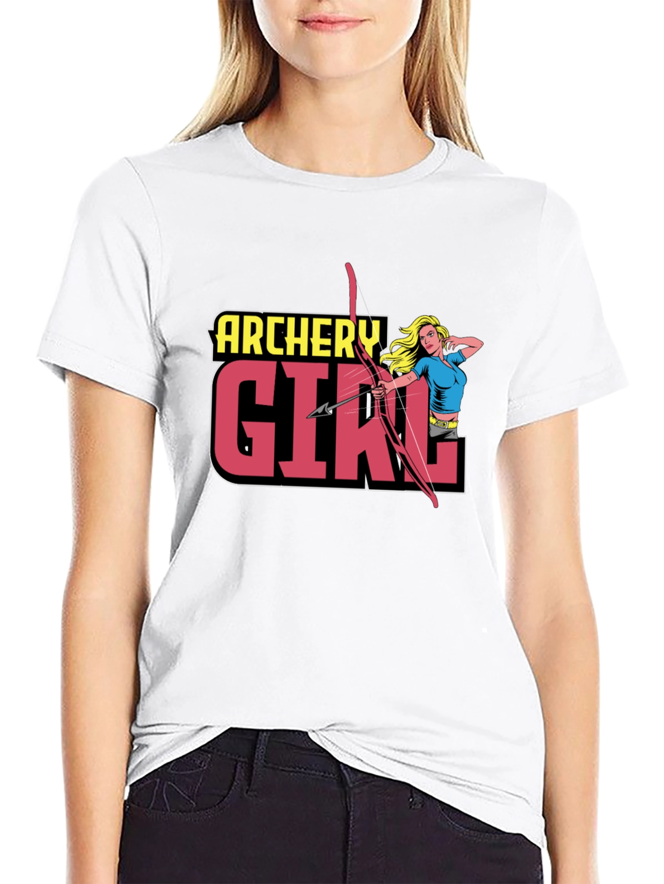 Archery Girl T-Shirt - Unique Design