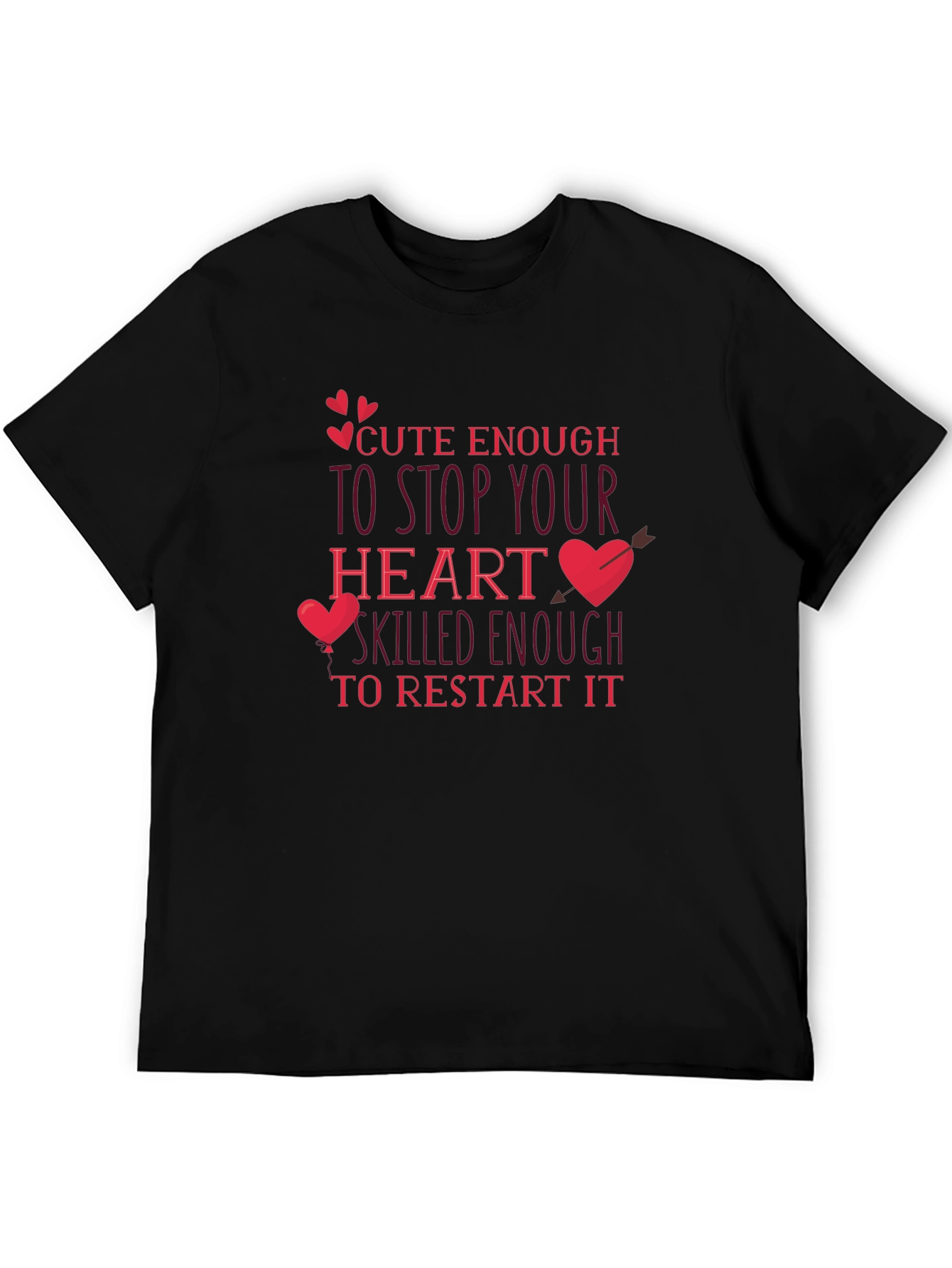 Cute Enough Heart Restart T-Shirt