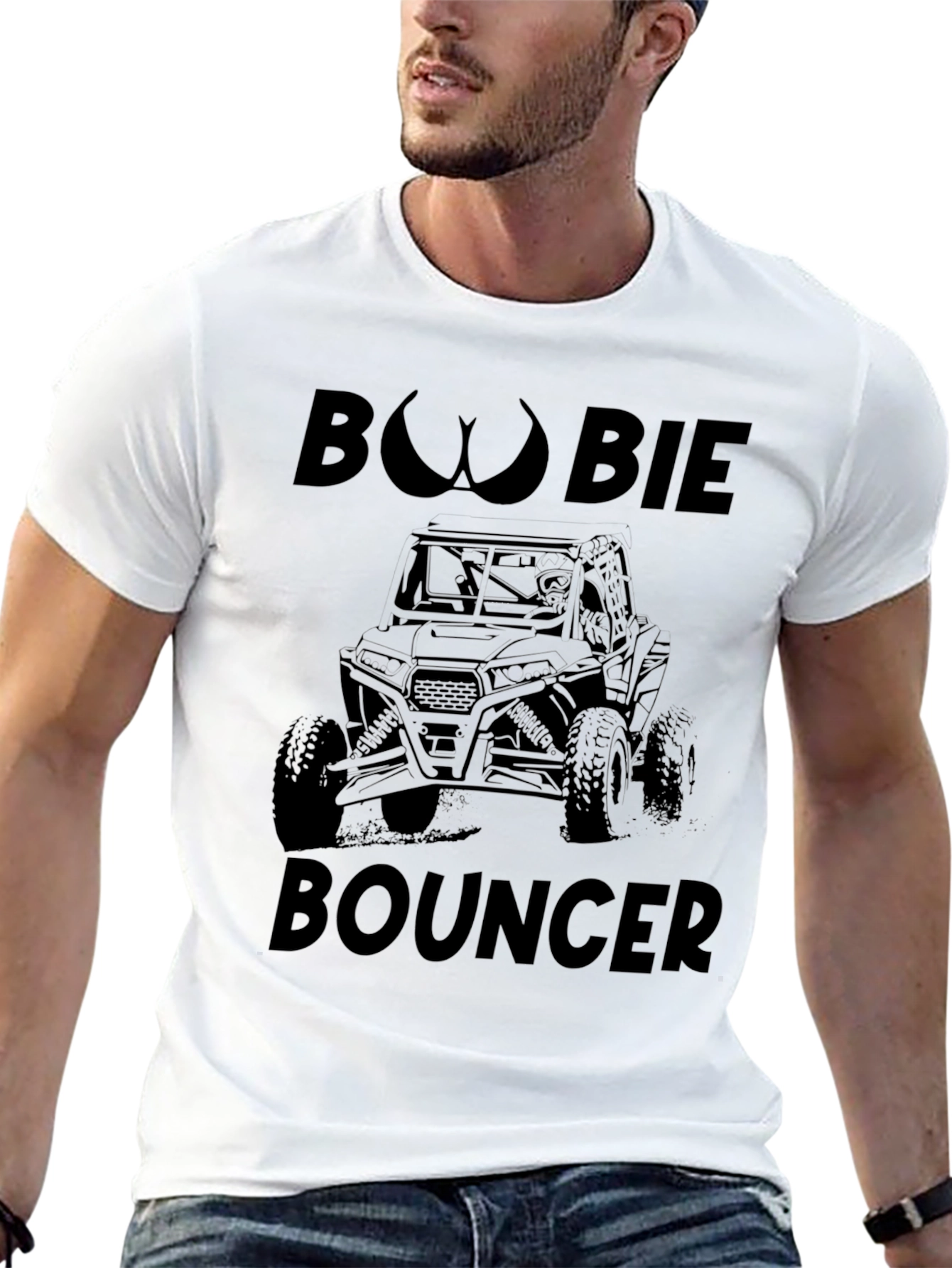 Boobie Bouncer Off-Road Black T-Shirt