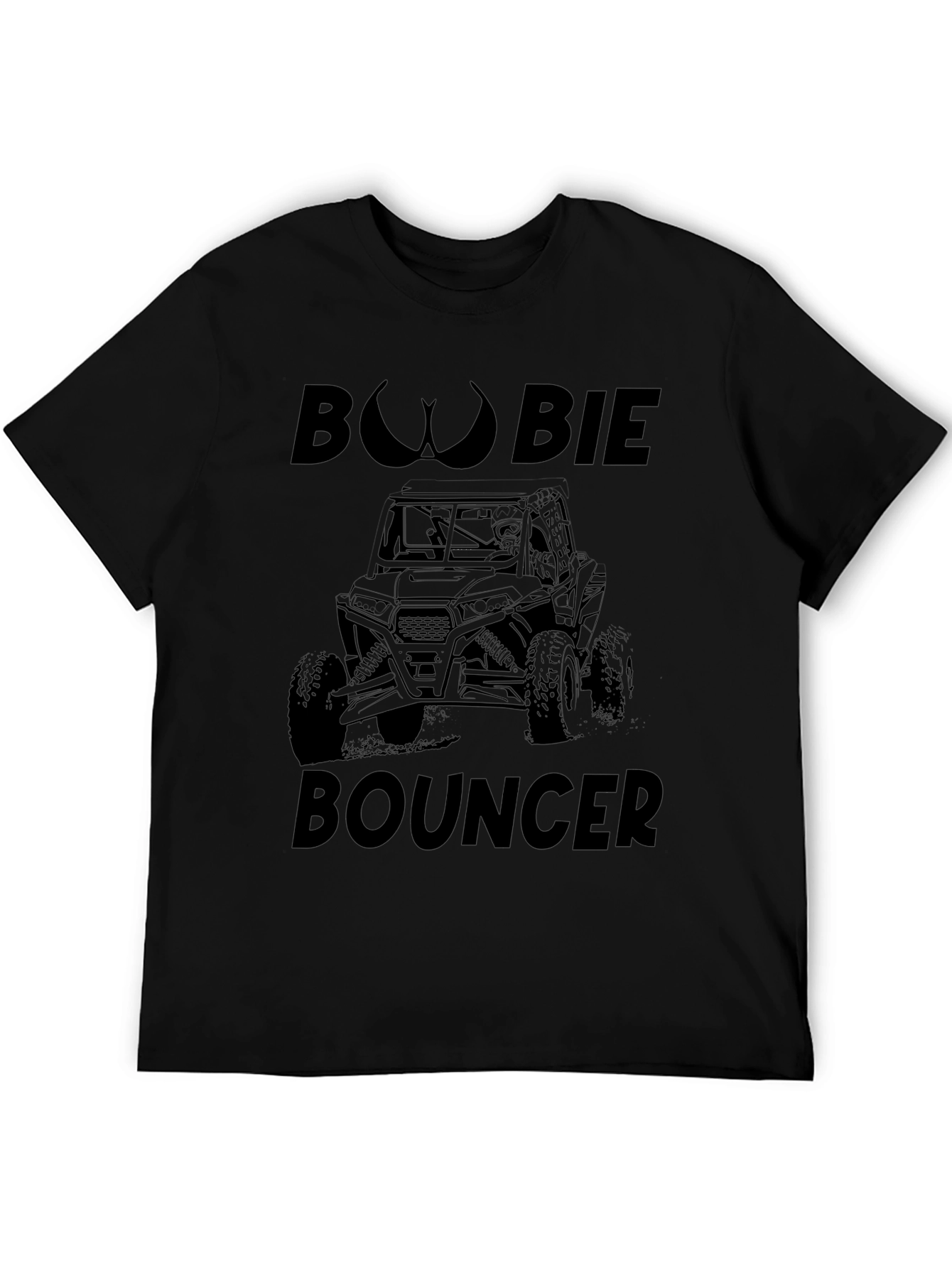Boobie Bouncer Off-Road Black T-Shirt