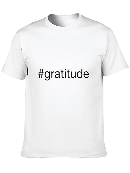 Gratitude Graphic Black T-Shirt