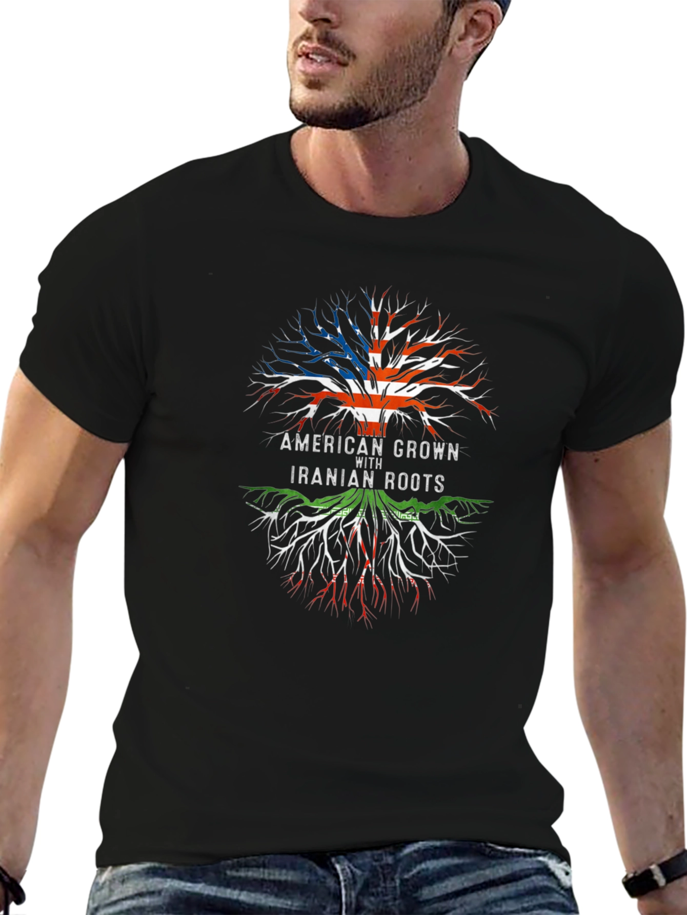 American Grown Iranian Roots T-Shirt