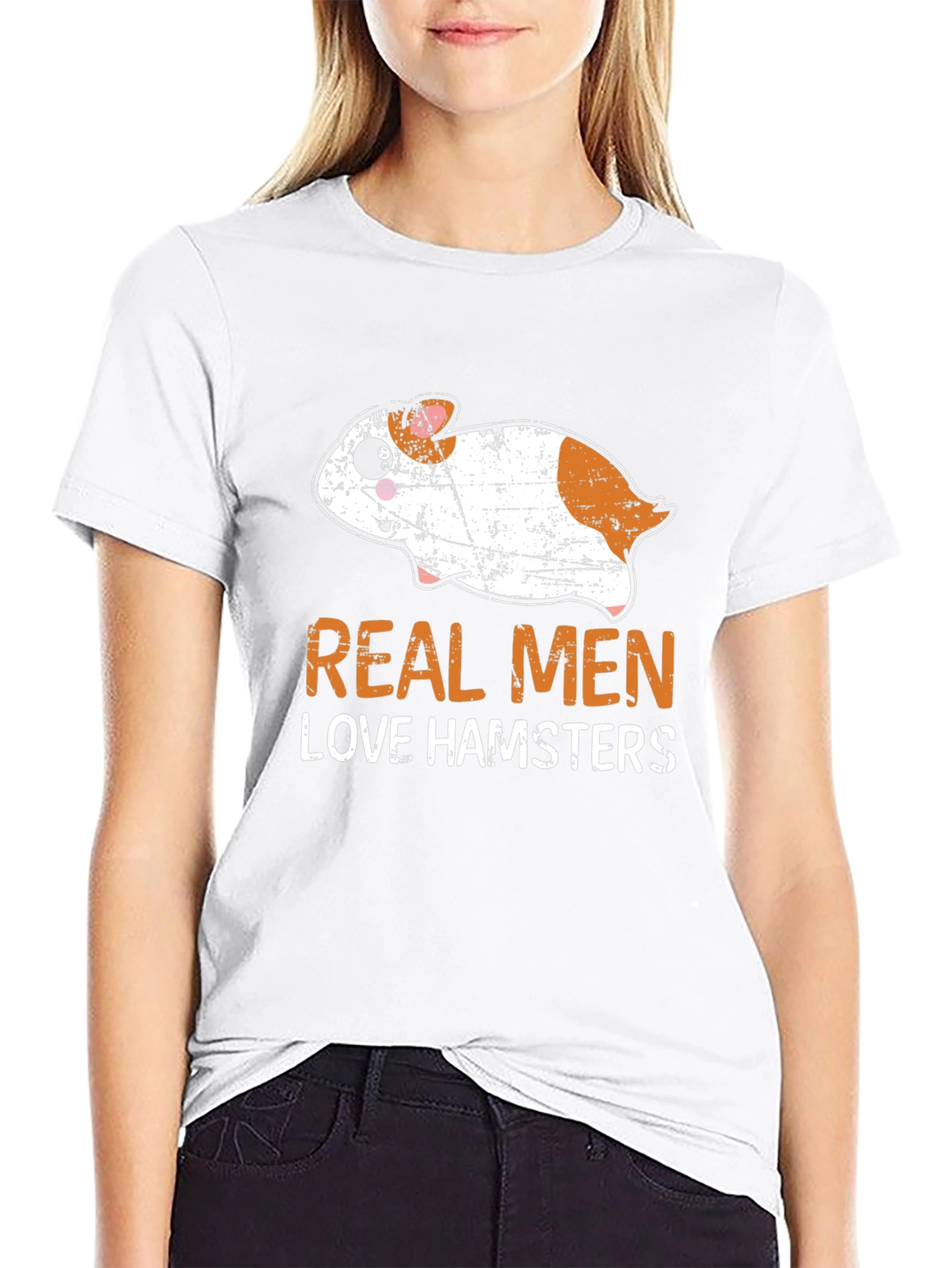 Real Men Love Hamsters Graphic Tee