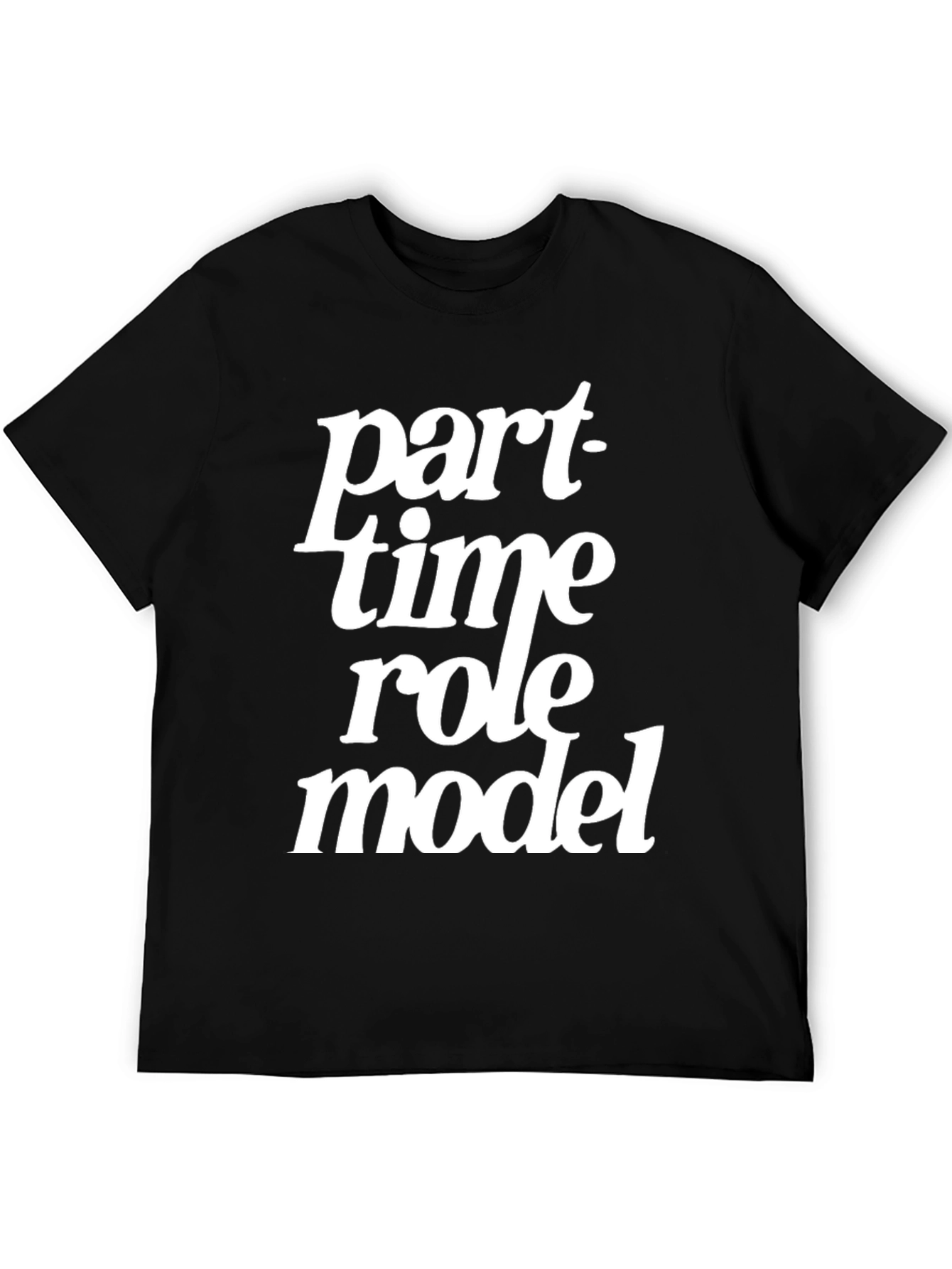Part-Time Role Model Graphic Tee - Black T-Shirt