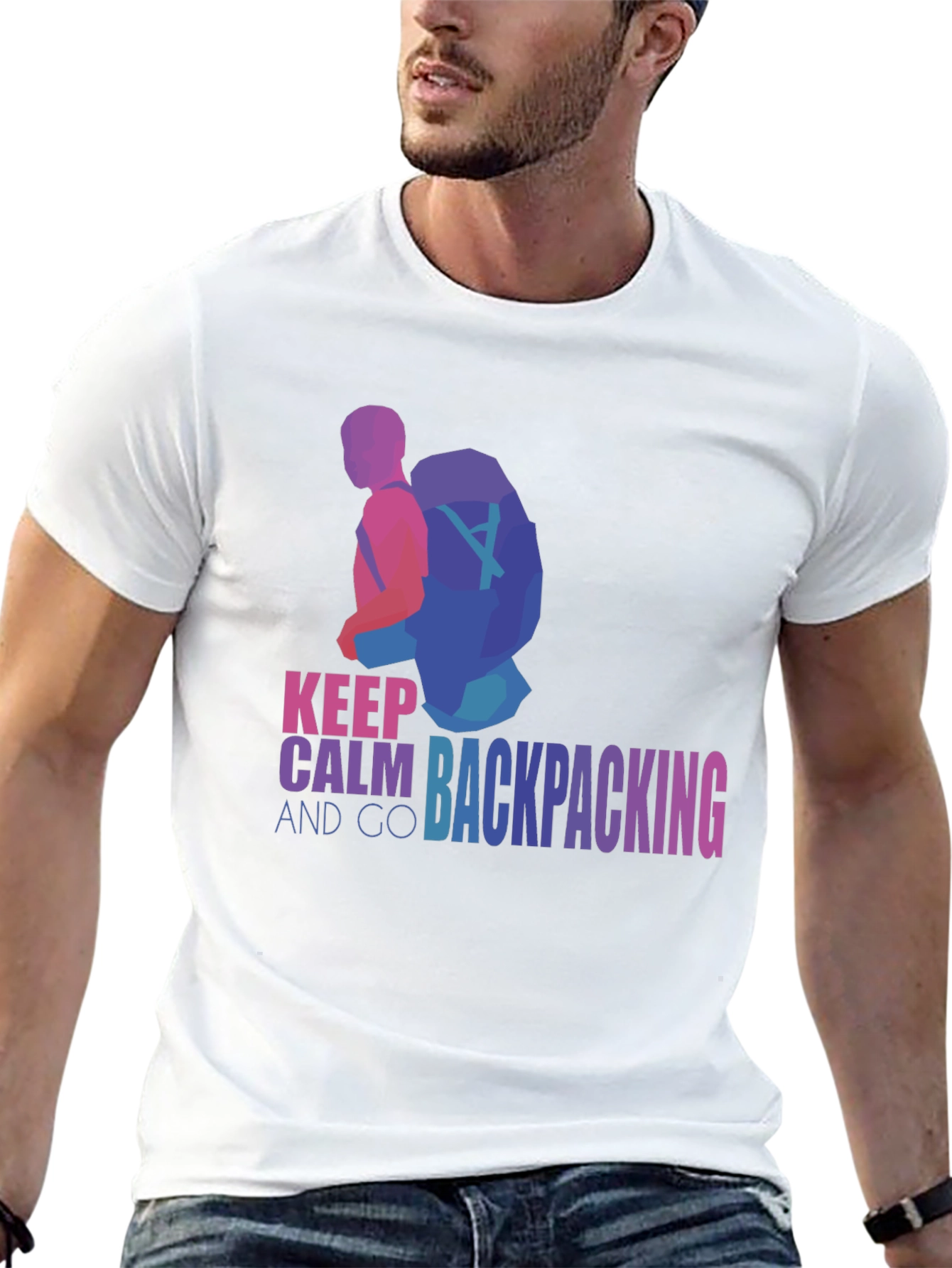 Keep Calm and Go Backpacking T-Shirt