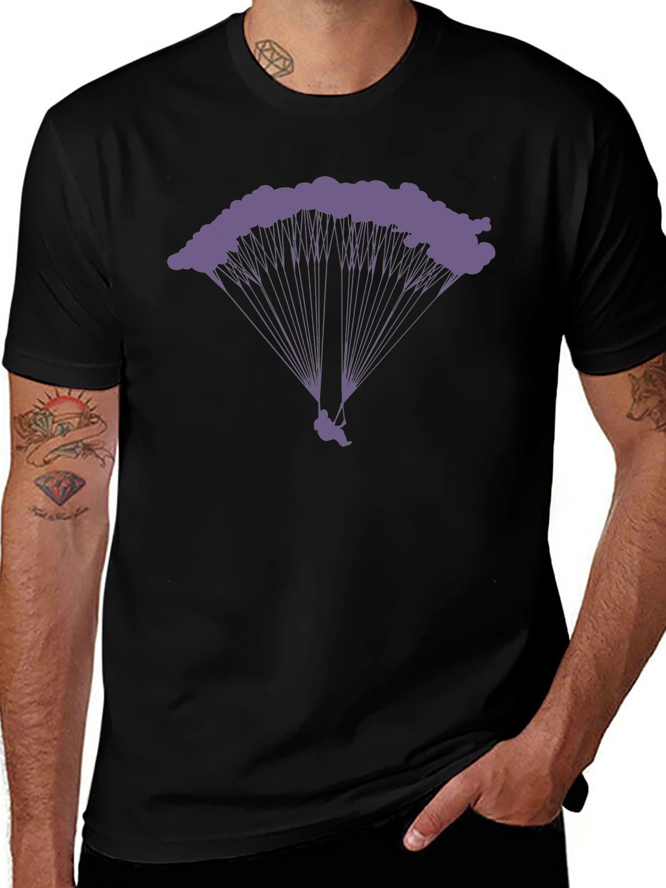 Parachute T-Shirt - Skydiving Graphic Tee