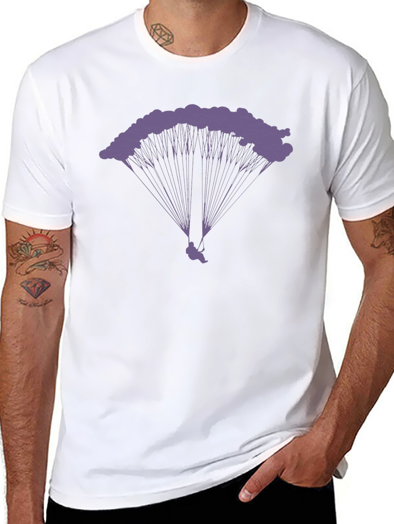 Parachute T-Shirt - Skydiving Graphic Tee