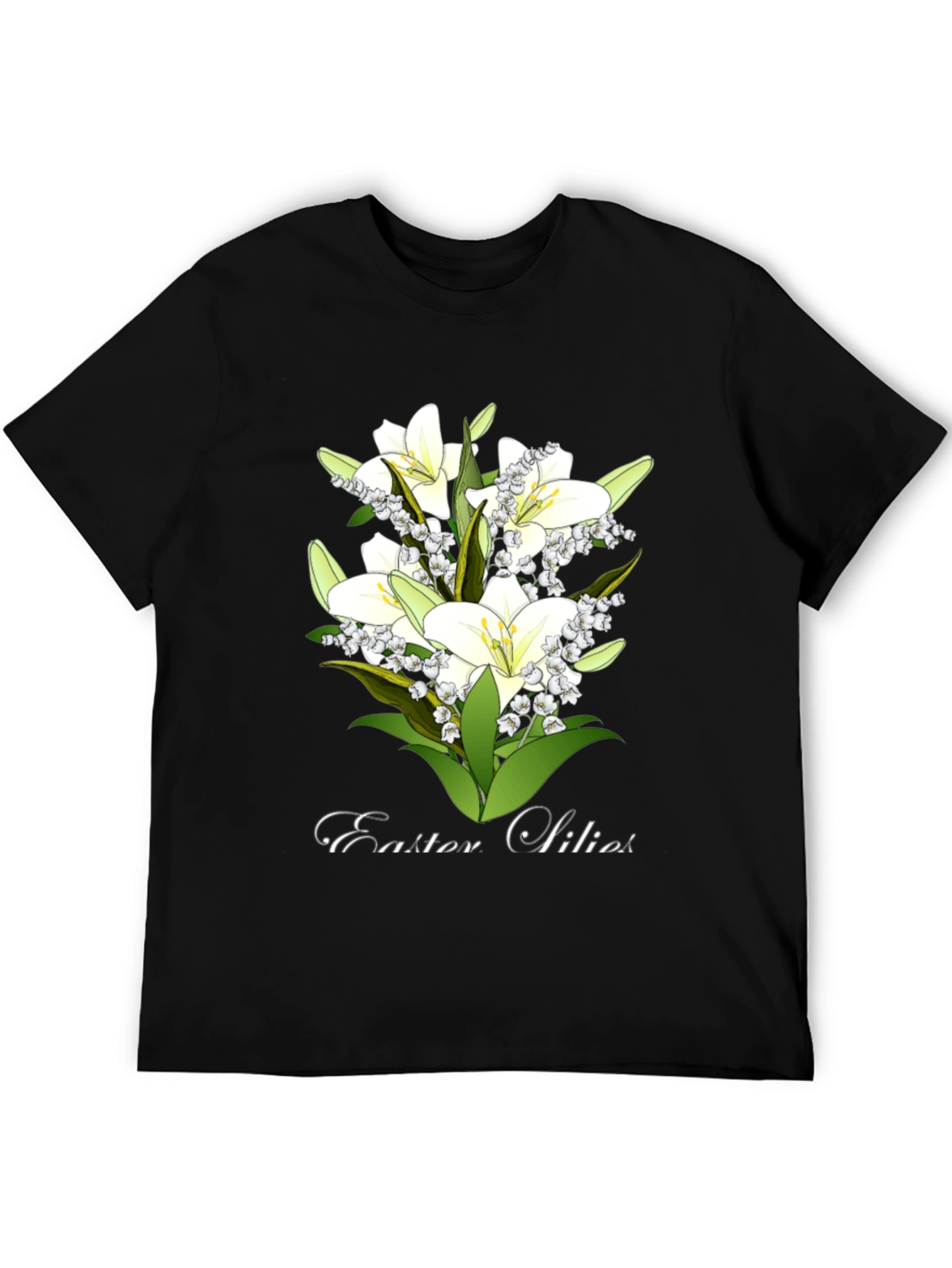 Easter Lilies T-Shirt - Floral Spring Design