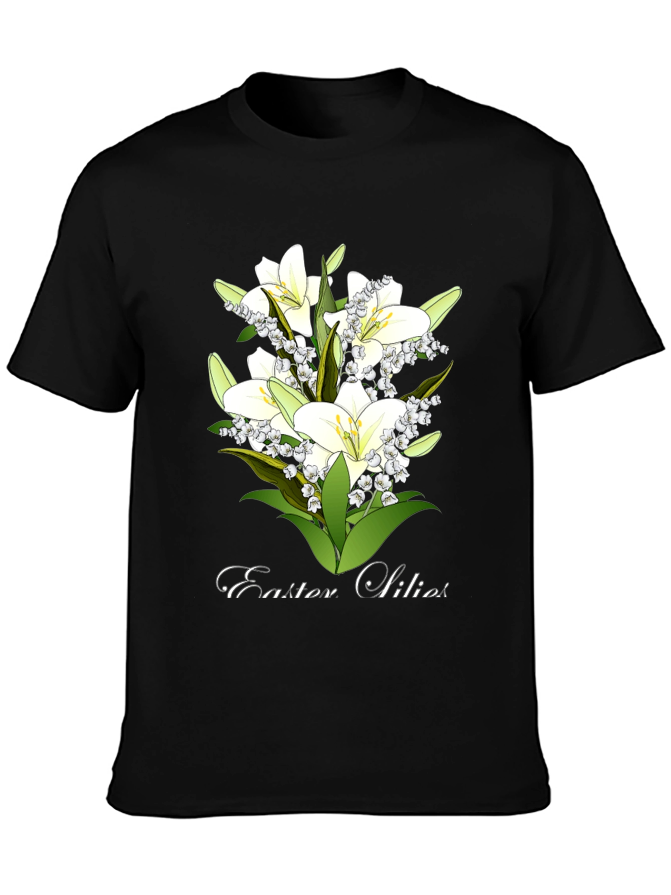 Easter Lilies T-Shirt - Floral Spring Design