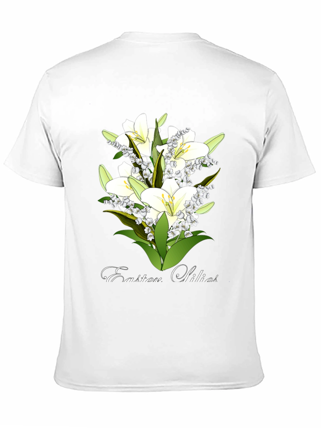 Easter Lilies T-Shirt - Floral Spring Design