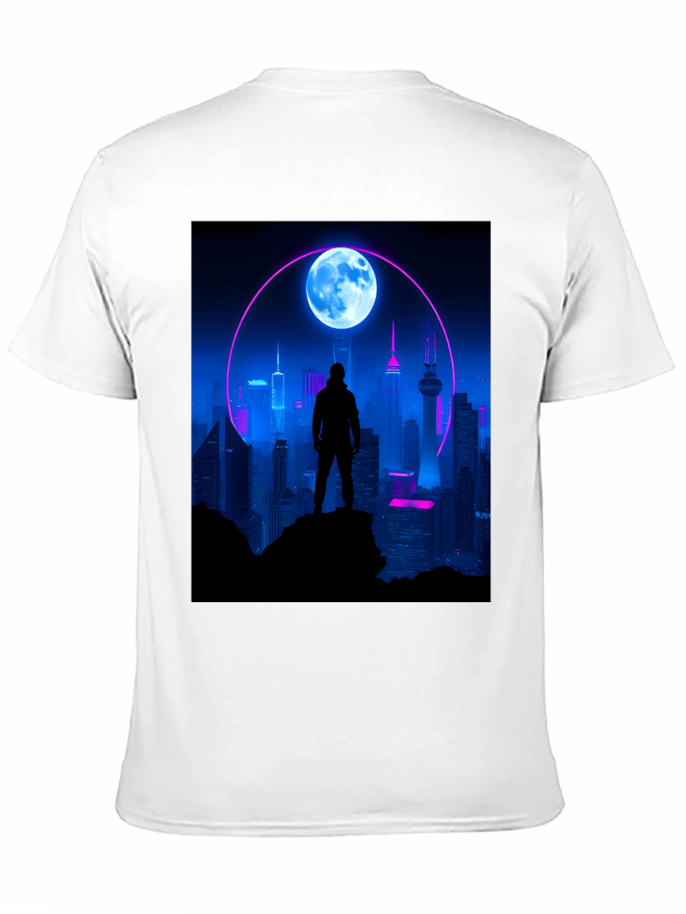 Cyberpunk Cityscape T-Shirt